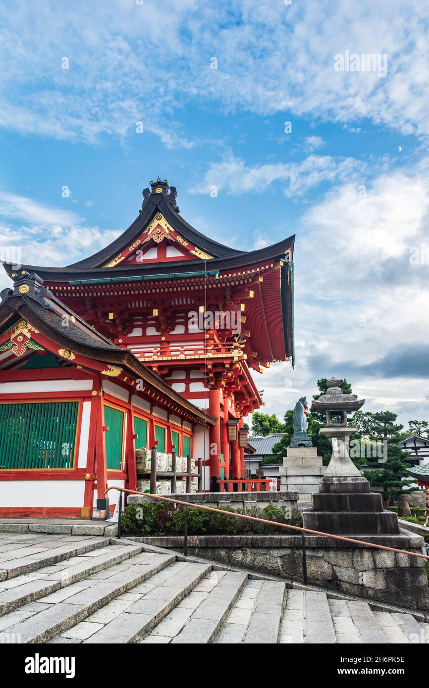 Kyoto, Fushimi ku, Japon, Asie - 5 septembre 2019 : Temple à la fushimi Inari taisha Banque D'Images