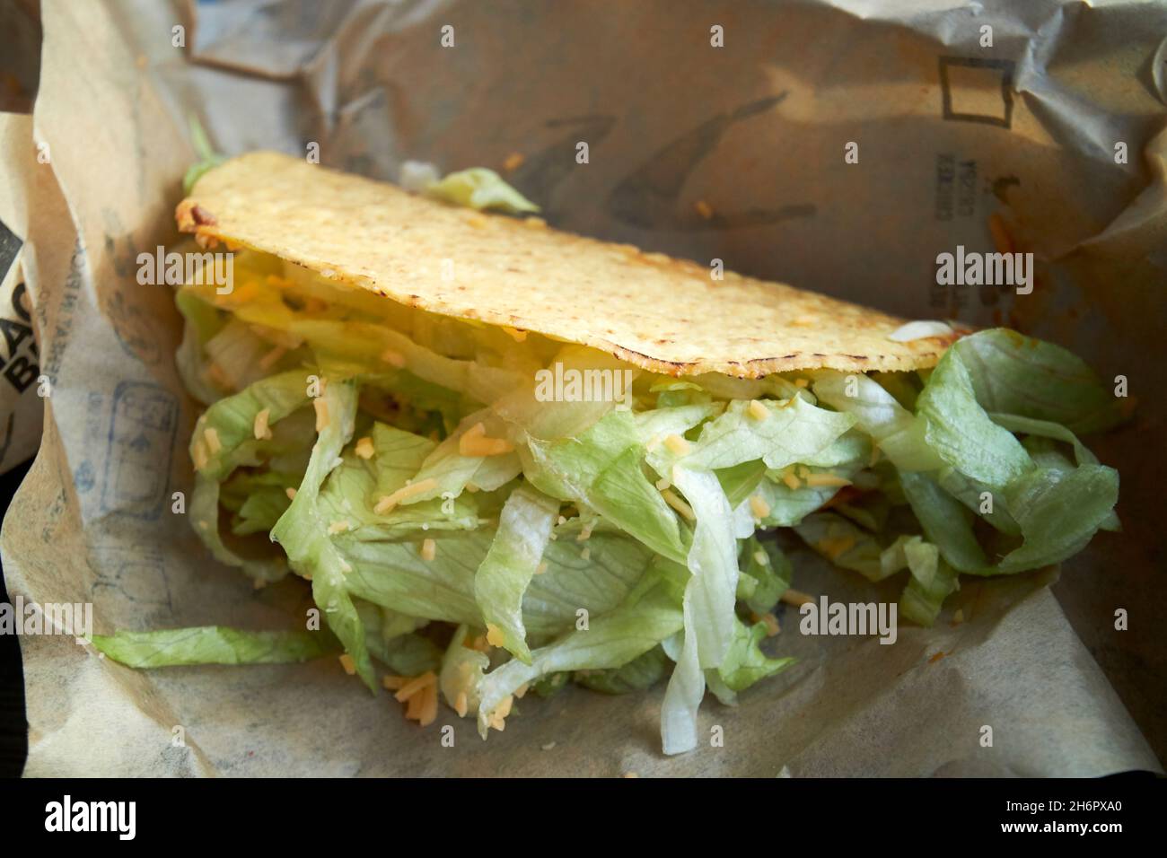 taco Bell fast food croquant taco Liverpool merseyside royaume-uni Banque D'Images