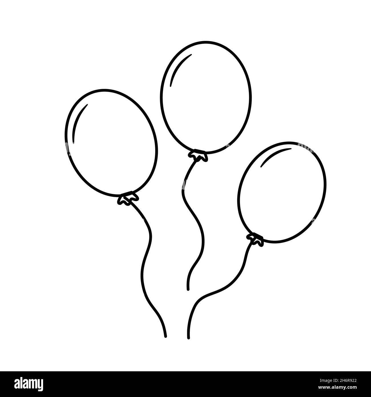 icône de ligne de bulle isolée sur l'arrière-plan du vecteur blanc trois bulles Illustration de Vecteur