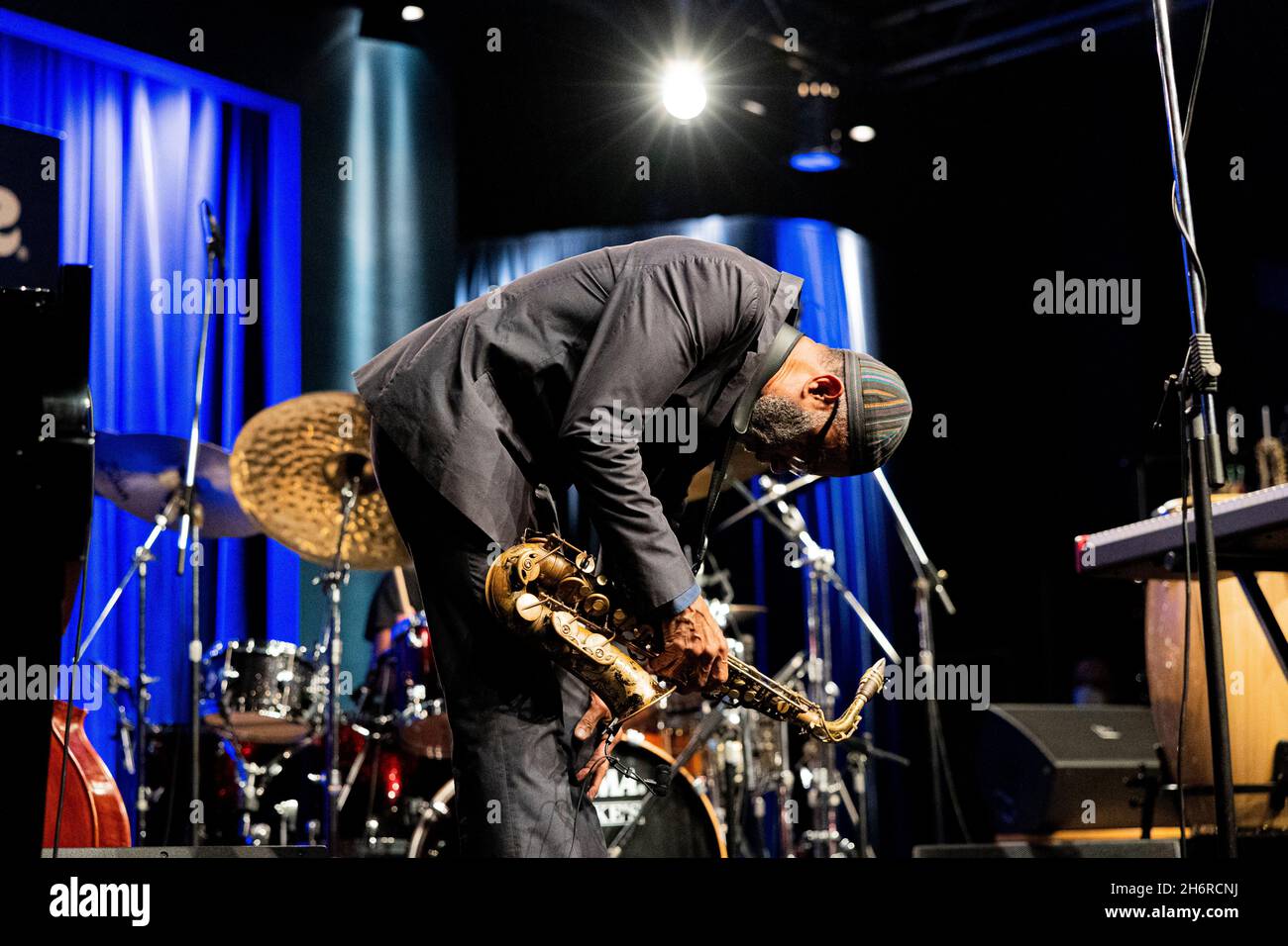Milan Italie 16 novembre 2021 Kenny Garrett avec son groupe - Live at Blue Note Club © Andrea Ripamonti / Alay Banque D'Images Milan Italie 16 novembre 2021 Kenny Garrett avec son groupe - Live at Blue Note Club © Andrea Ripamonti / Alay Banque D'Images