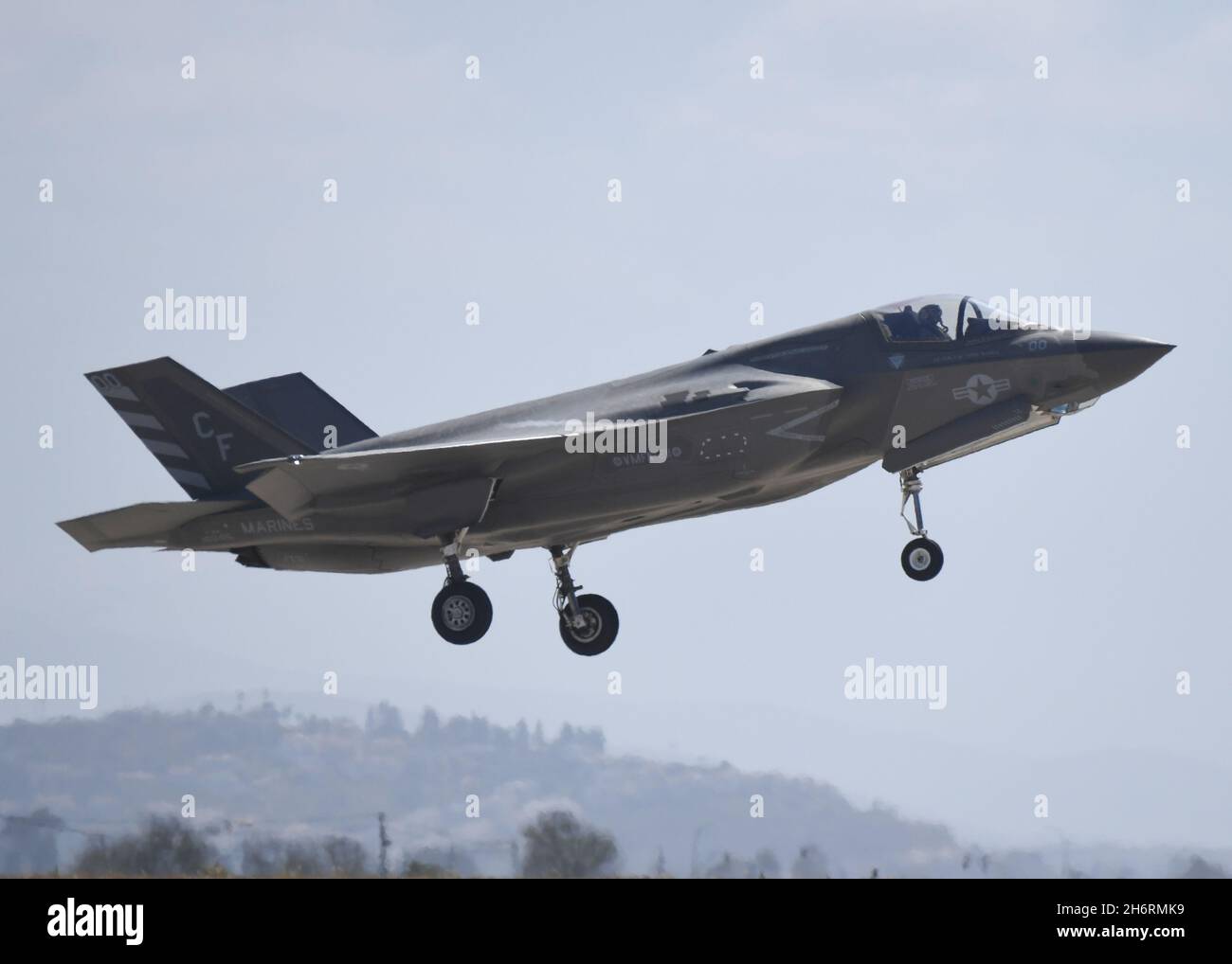 USMC F-35B atterrissage à MCAS Miramar, Californie Banque D'Images