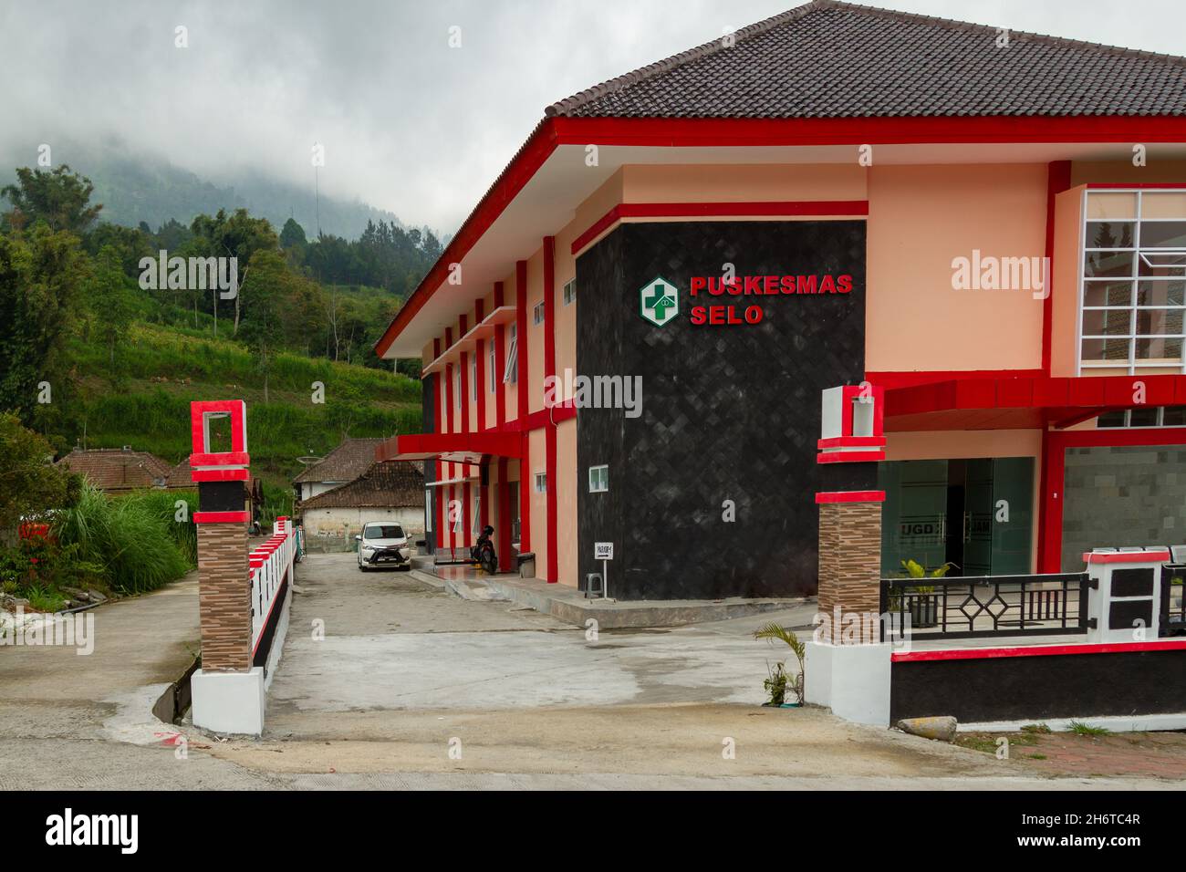 La construction du centre de santé communautaire Selo Boyolali a été achevée et est prête à être utilisée, suite à la demande croissante de services Banque D'Images