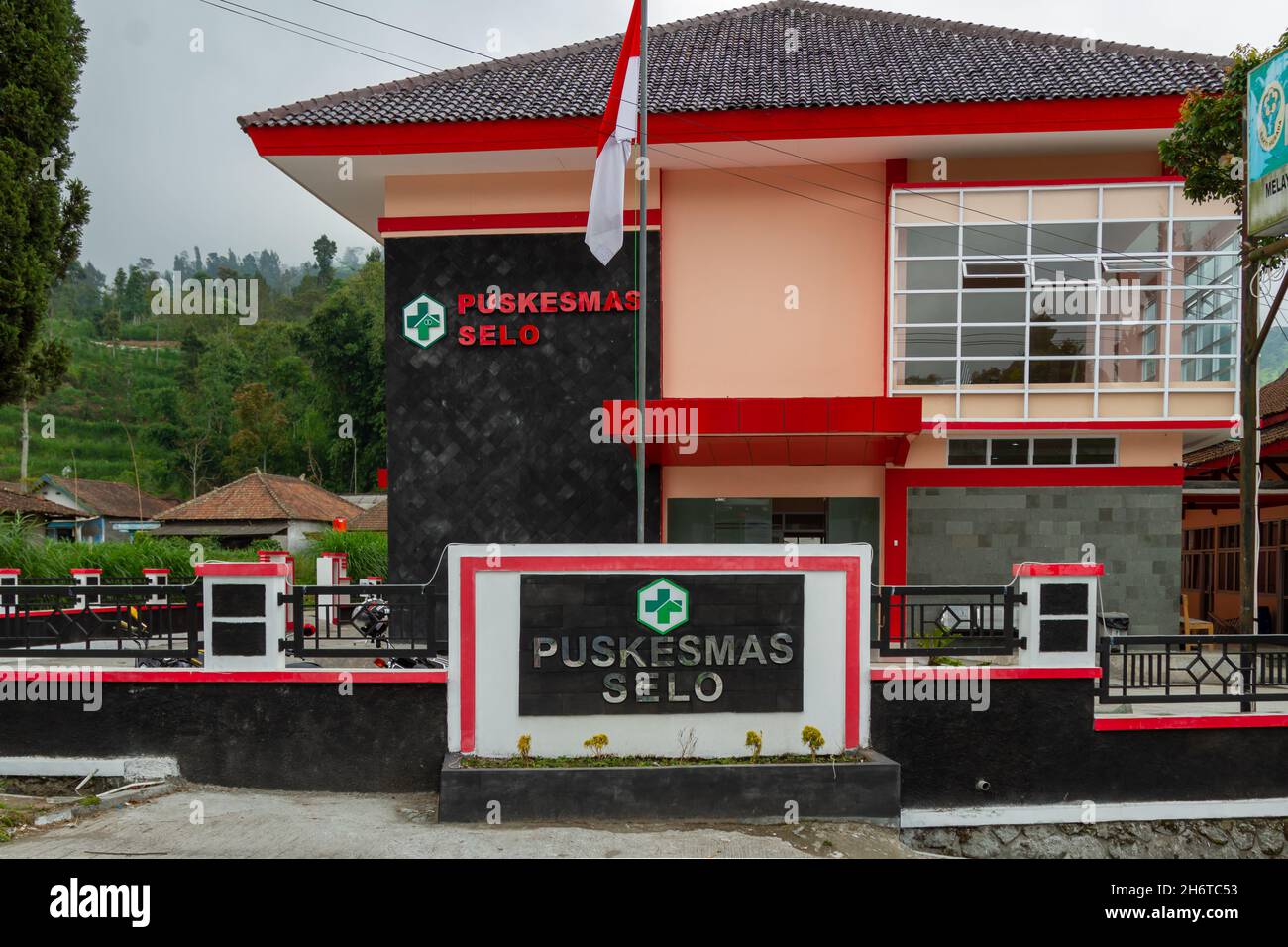 La construction du centre de santé communautaire Selo Boyolali a été achevée et est prête à être utilisée, suite à la demande croissante de services Banque D'Images