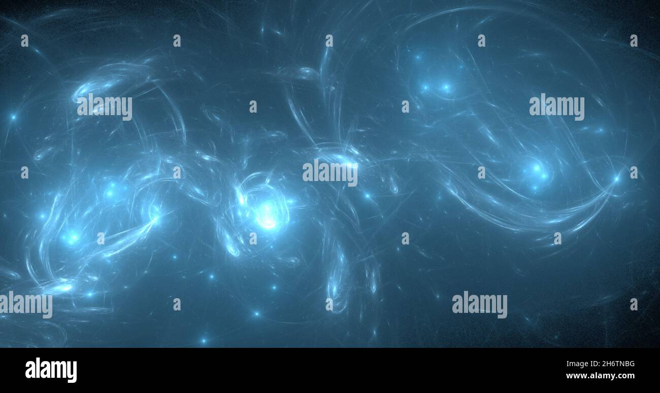 Abstract fractal illustration utile comme un arrière-plan Banque D'Images