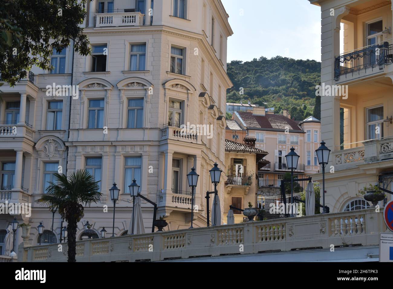 Opatijia, côte d'azur, Côte adriatique, Croatie Banque D'Images