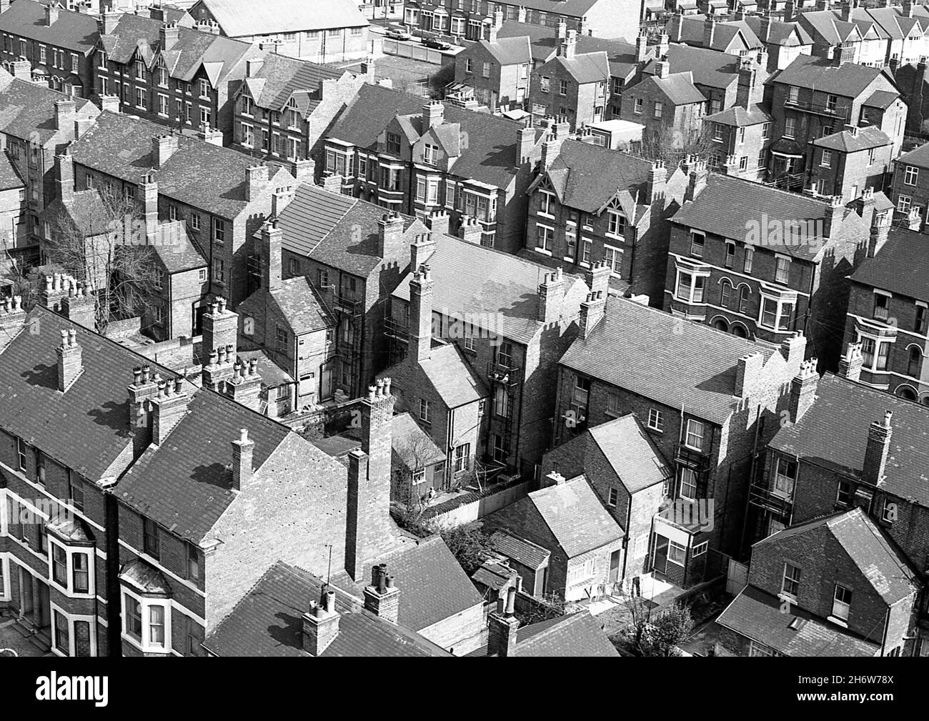 Forest Fields, Nottingham, Royaume-Uni 1980 Banque D'Images