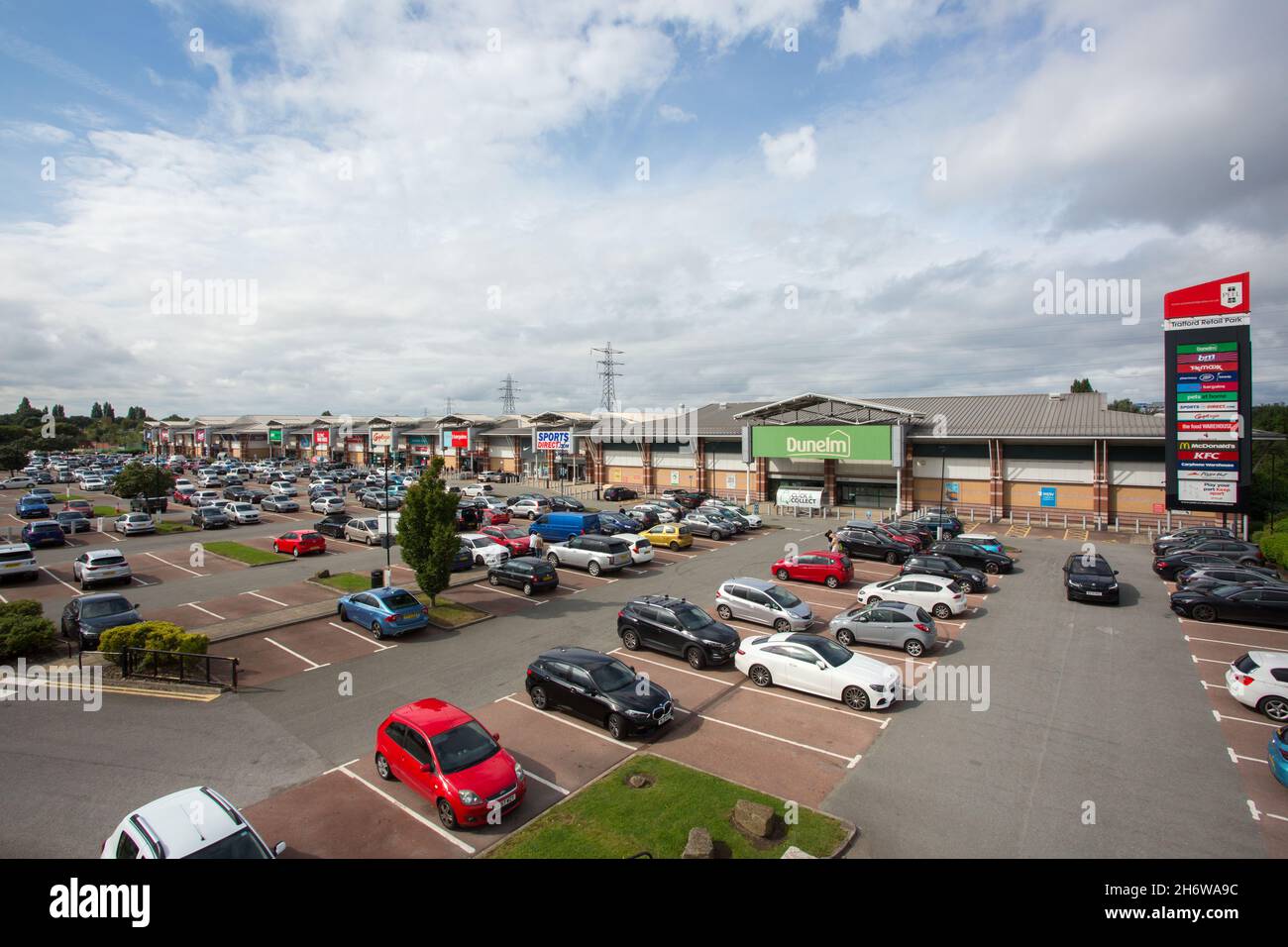 Trafford Retail Park, Manchester, M41 7FN Banque D'Images