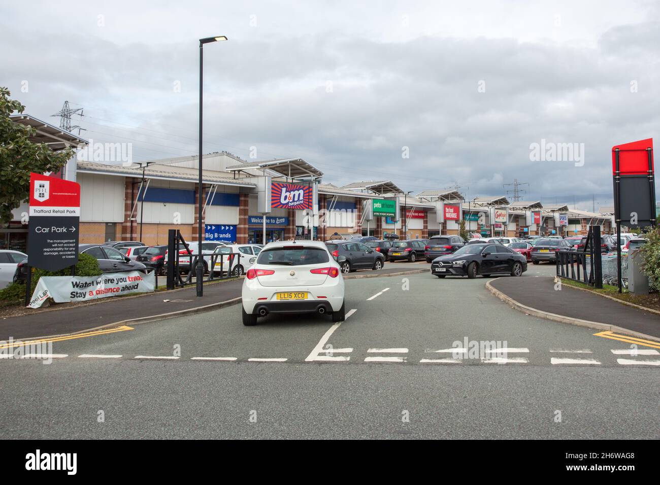 Trafford Retail Park, Manchester, M41 7FN Banque D'Images