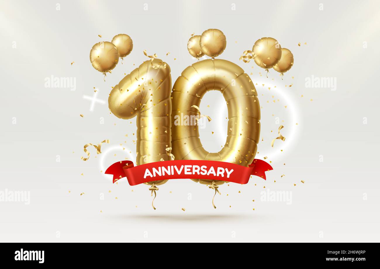 Carte D Anniversaire 10 Ans Banque D Image Et Photos Alamy