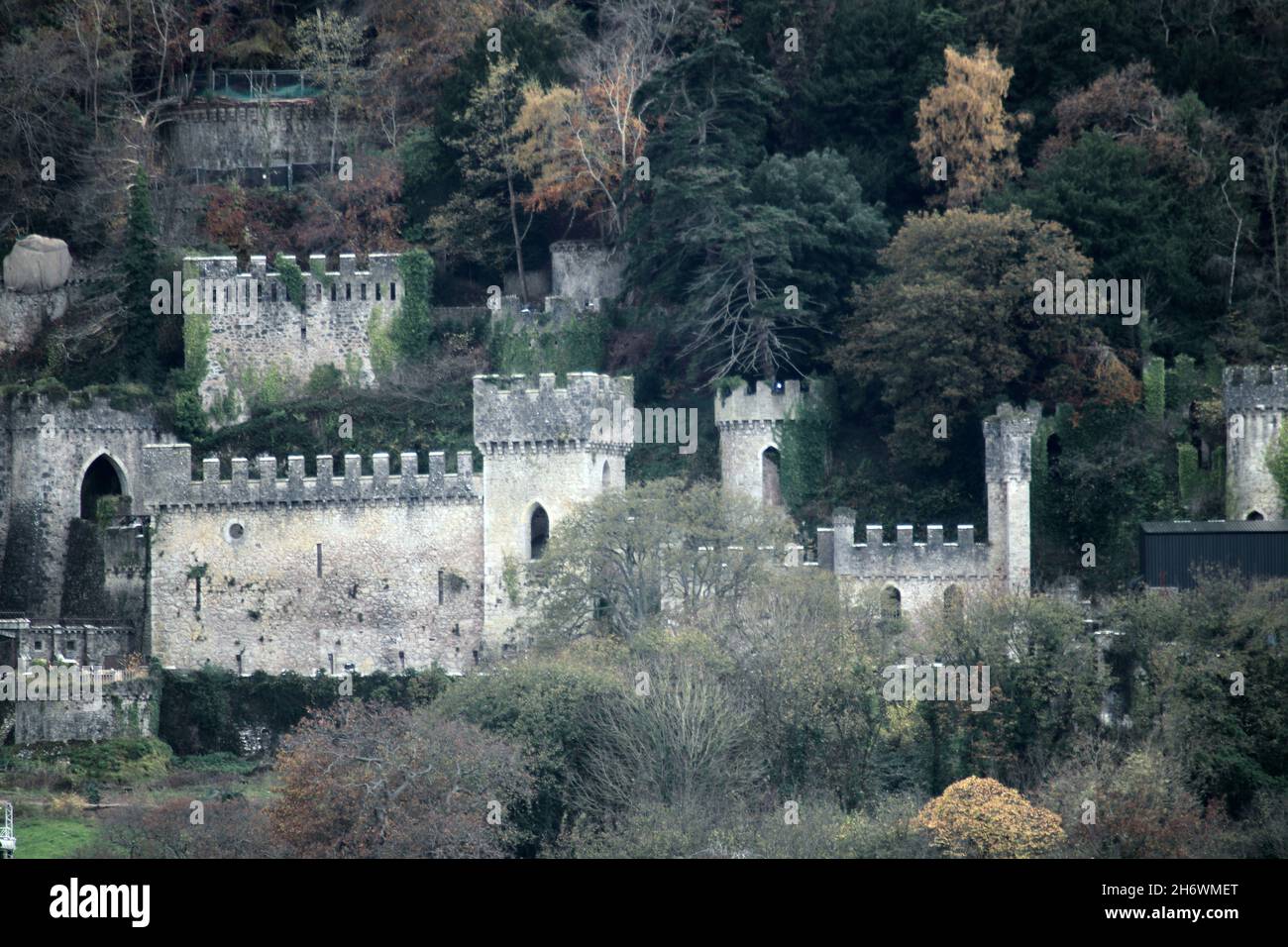 Je suis une célébrité du château de Gwych 2021 Banque D'Images