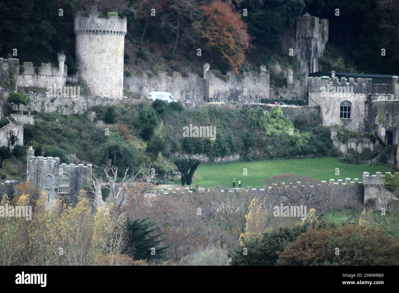 Je suis une célébrité du château de Gwych 2021 Banque D'Images