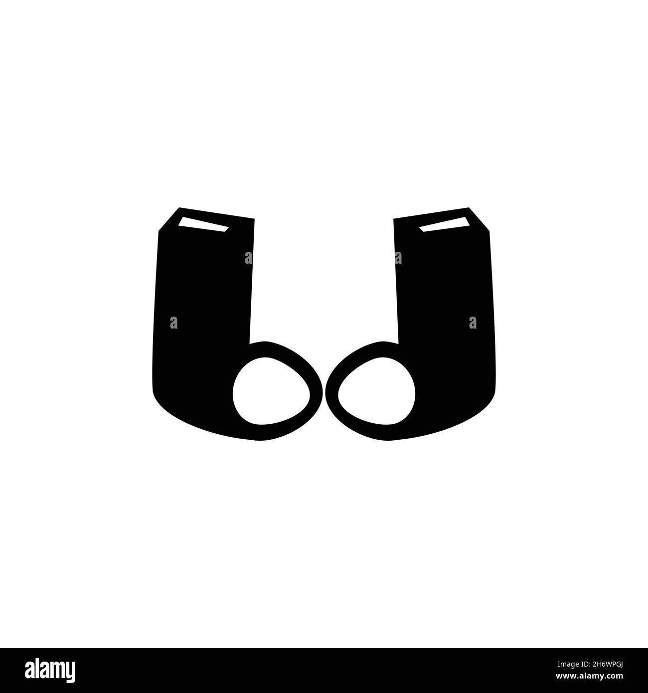 Icône Phoropter plate.Simple style oeil clinique grande vente affiche symbole d'arrière-plan.Élément de conception du logo.Impression de tee-shirts.Vecteur pour autocollant. Illustration de Vecteur