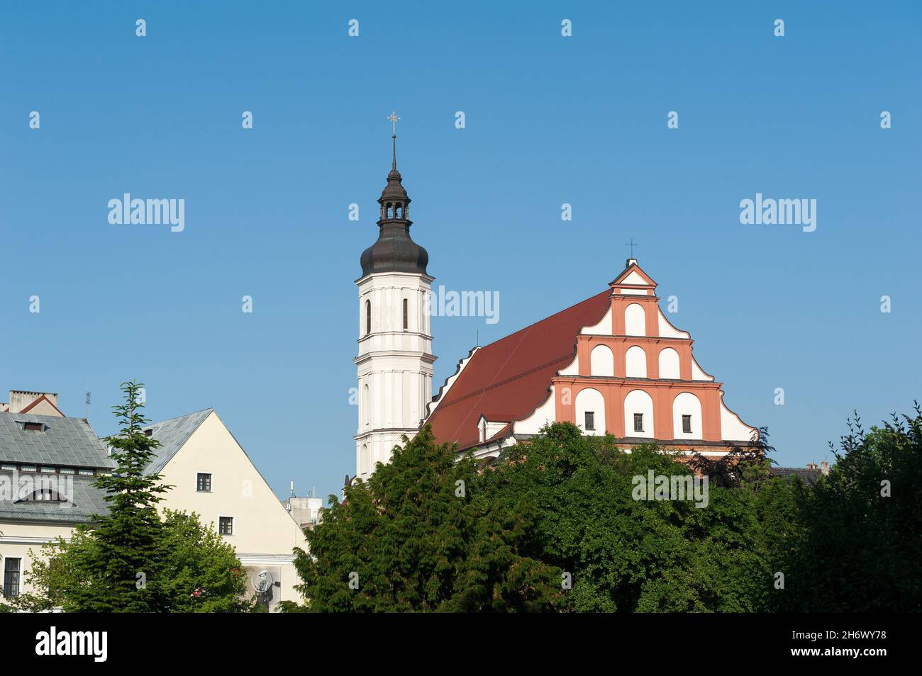 L'Église de la Sainte Trinité à Opole, en Pologne Banque D'Images