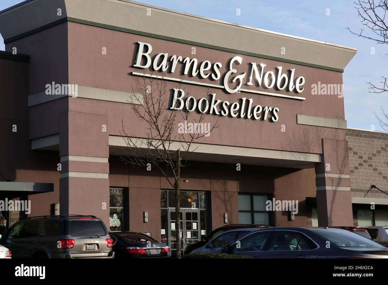 Un magasin Barnes & Noble est photographié dans l'État de Washington, aux États-Unis, en novembre 2021 Banque D'Images