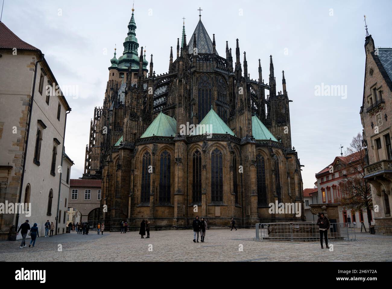 Praga, République Tchèque, novembre 2021 - Cattedrale di San Vito Banque D'Images