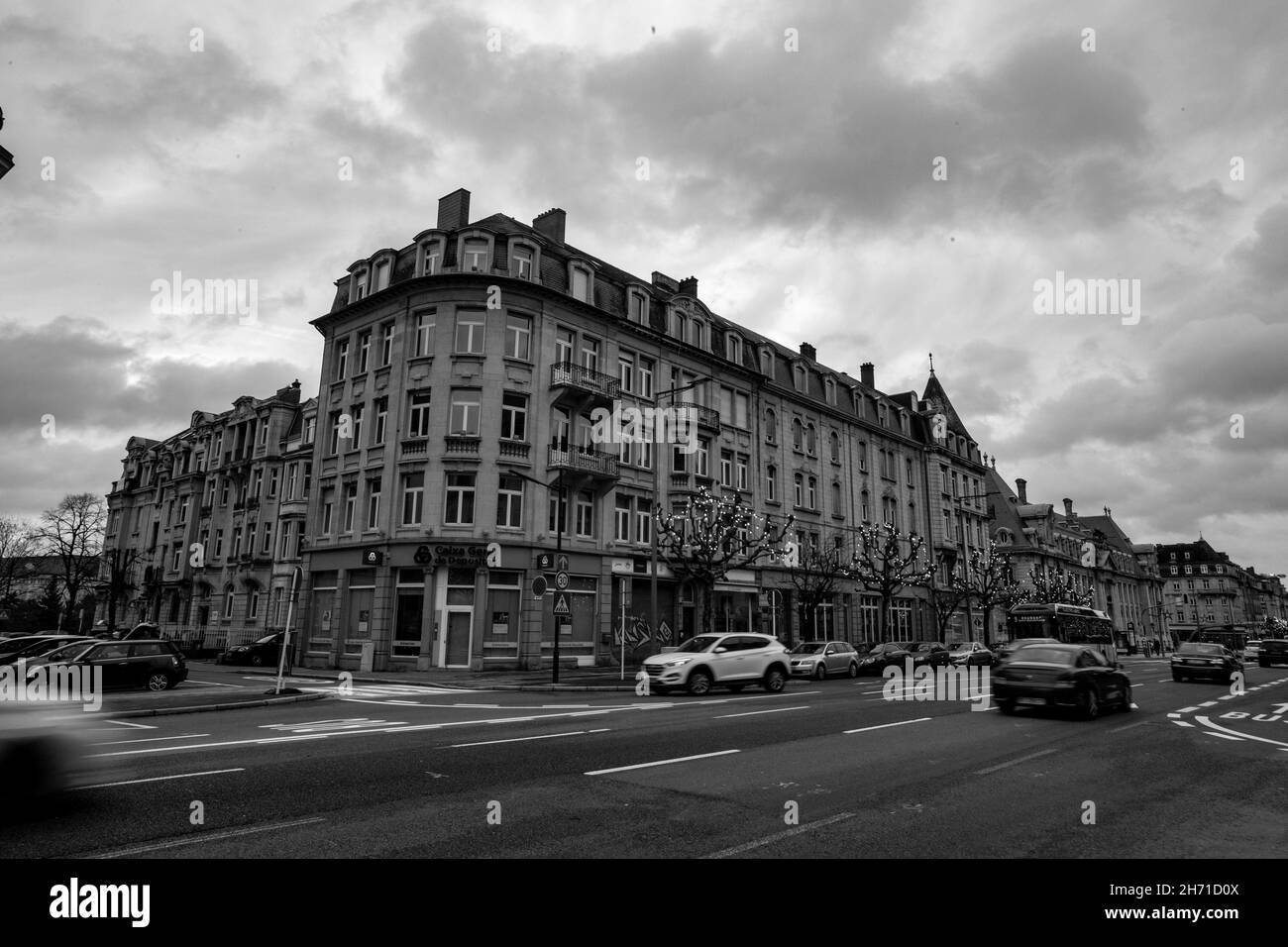 Vue sur la ville de Luxembourg, Luxembourg. Banque D'Images