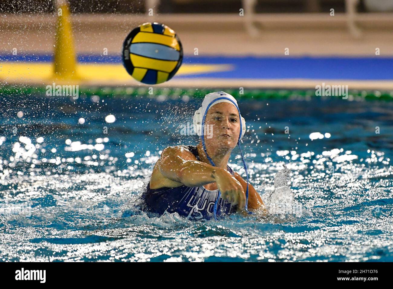 18 novembre 2021, Roma - Polo Natatorio, Italie: Daniela VOMASTKOVA de Lille UC (FRA) en action pendant le Waterpolo Euro League Women, Groupe B, 1er jour entre Lille UC et Sirens Malte à Polo Natatorio, 18 novembre 2021 à Rome, Italie.(Credit image: © Domenico Cippitelli/Pacific Press via ZUMA Press Wire) Banque D'Images