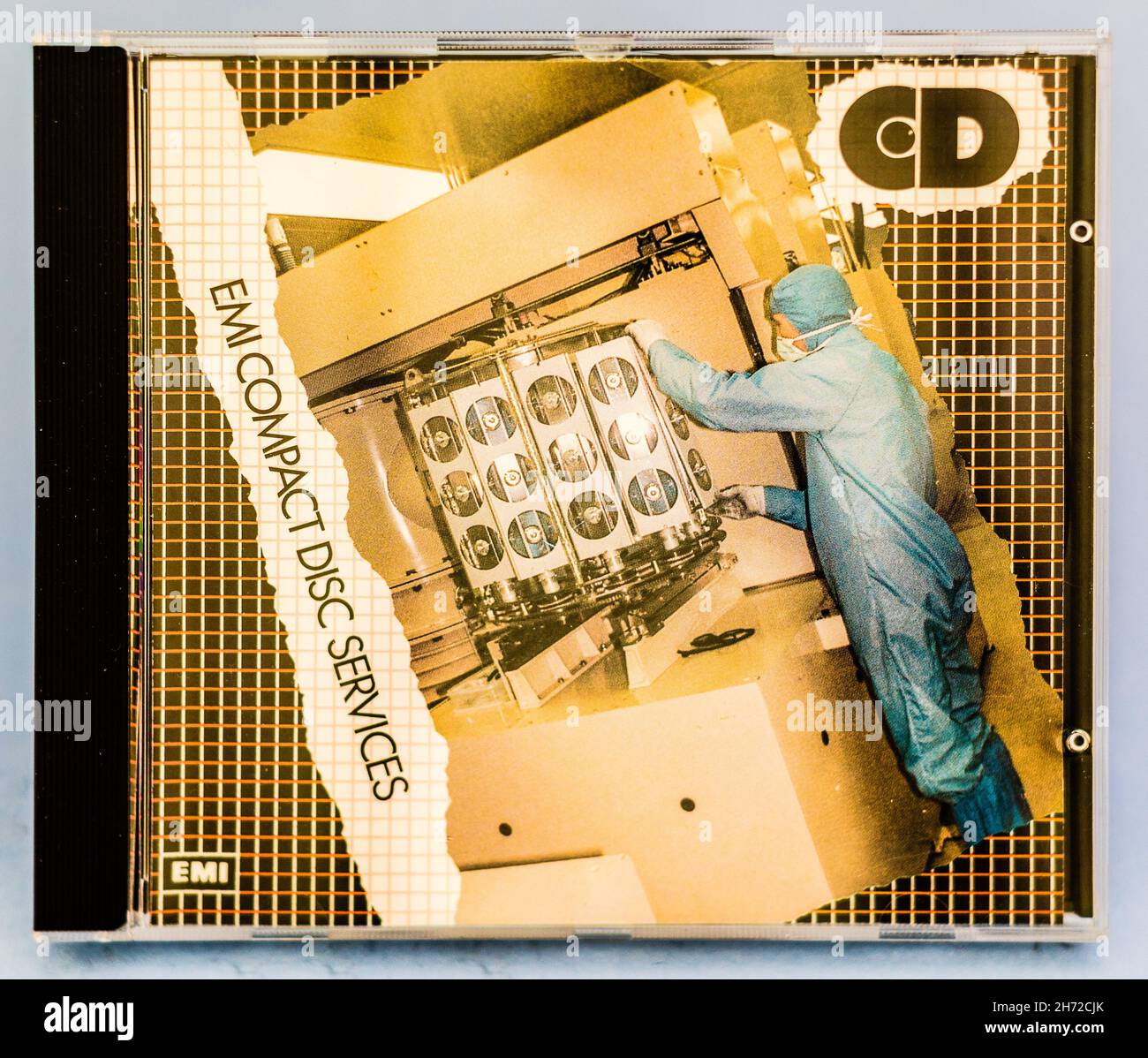 Memories of EMI - CD gratuit pour marquer la journée portes ouvertes à l'usine Swindon. Banque D'Images