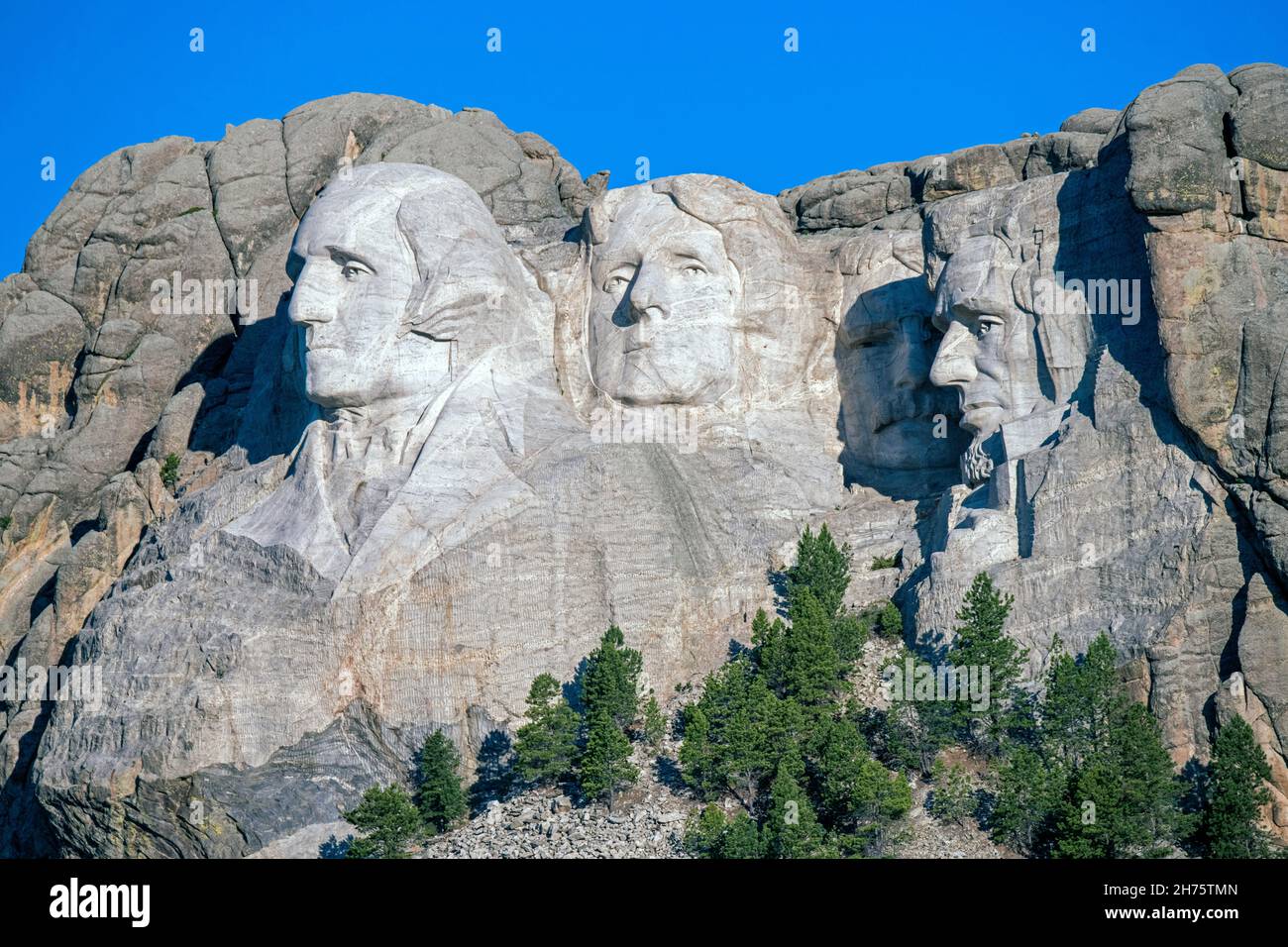 Mémorial national du Mont Rushmore près de Keystone, Dakota du Sud Banque D'Images
