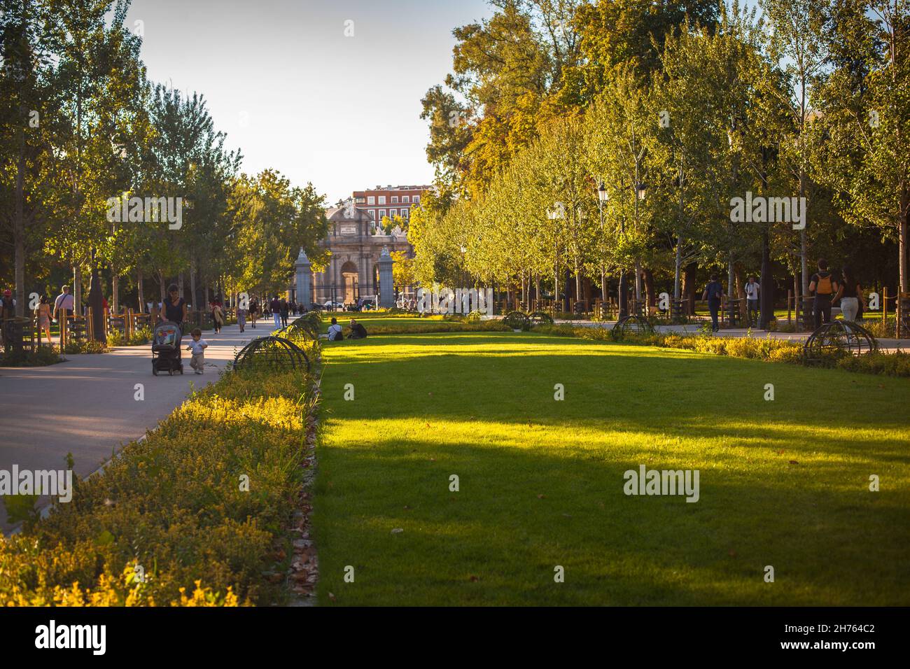 Madrid, Espagne.Parc El Retiro (Parque de El Retiro).Photo prise – 26 septembre 2021. Banque D'Images