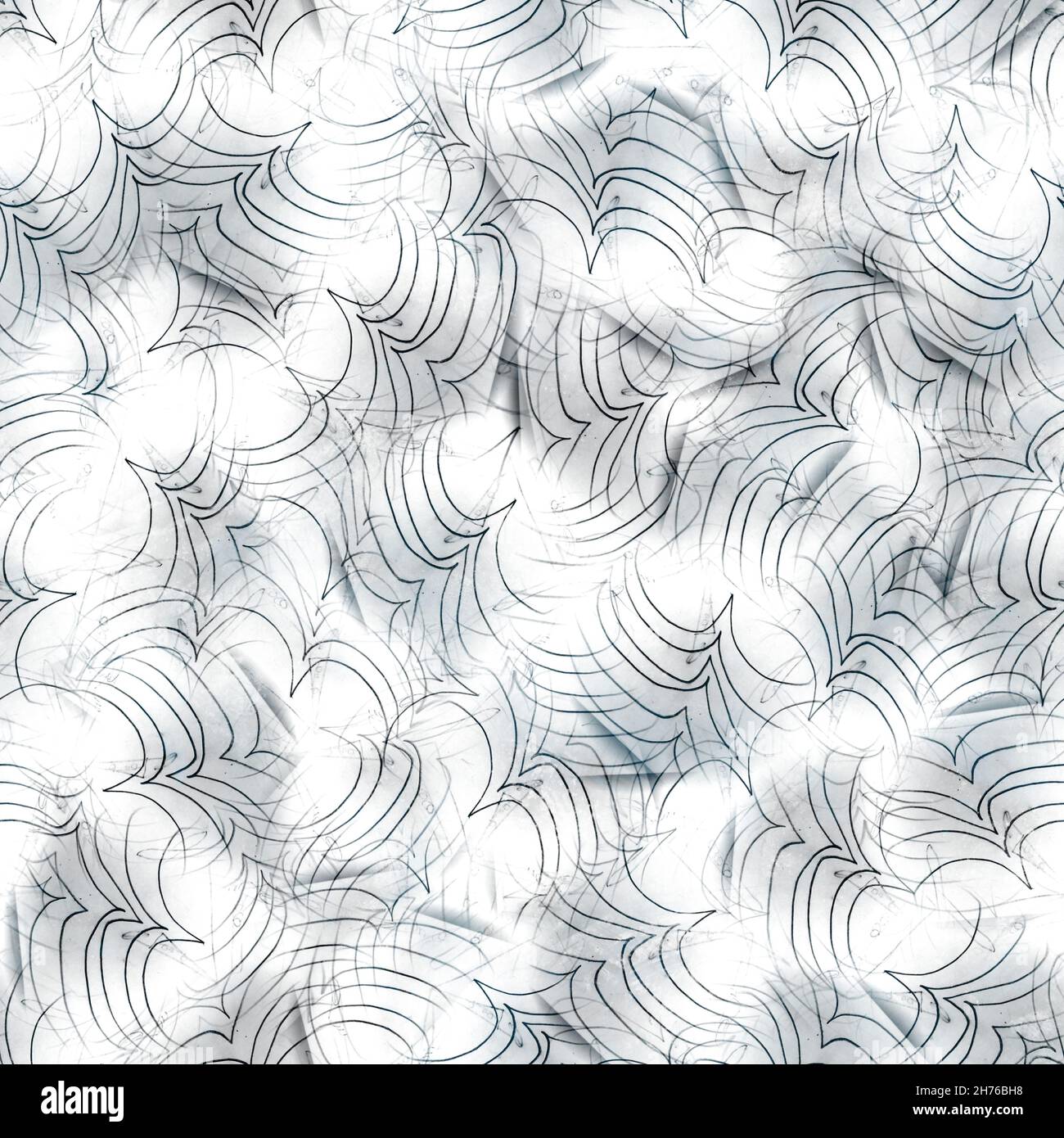 Motif de surface sans couture abstrait bleu marine et blanc sans couture pour l'impression Banque D'Images