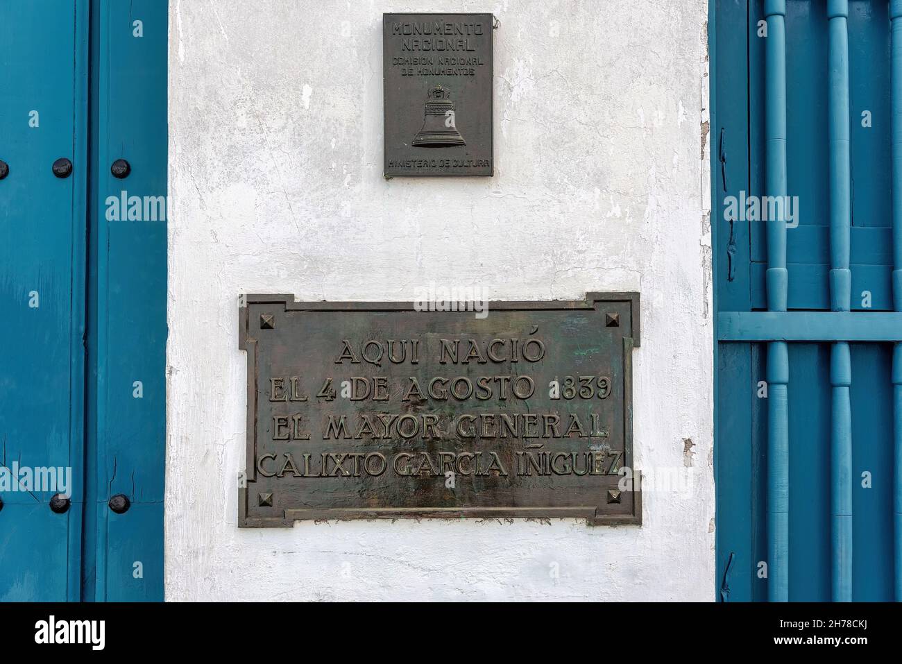 Façade de la maison natale de Calixto Garcia Iniguez qui est un monumentNov national.21, 2021 Banque D'Images