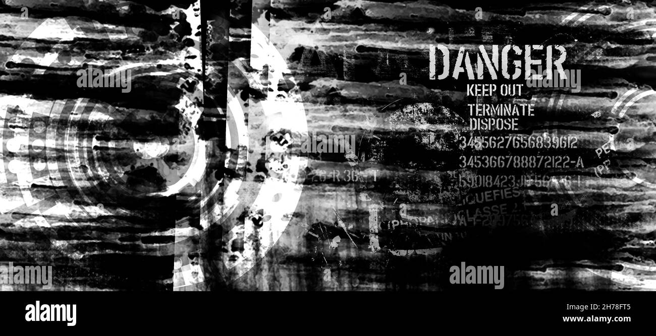 Abstrait grunge futuriste de la cyber-technologie fond.Conception de circuit SCI-fi.Photocalque sur l'ancienne surface grasseuse.Design futuriste. Banque D'Images