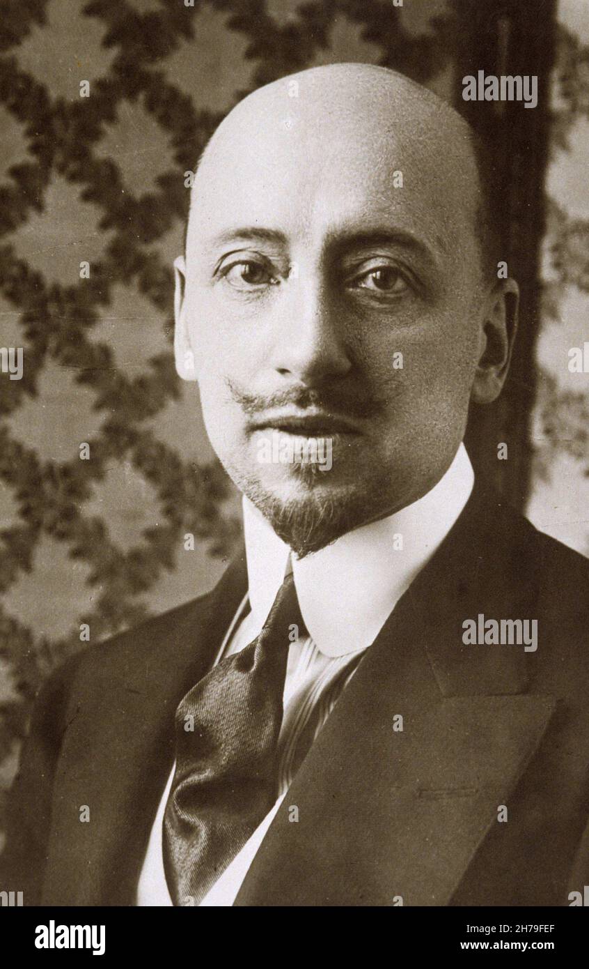 Gabriele d'ANNUNZIO ©Archives-Zephyr/Opale.photo *** Légende locale *** Banque D'Images