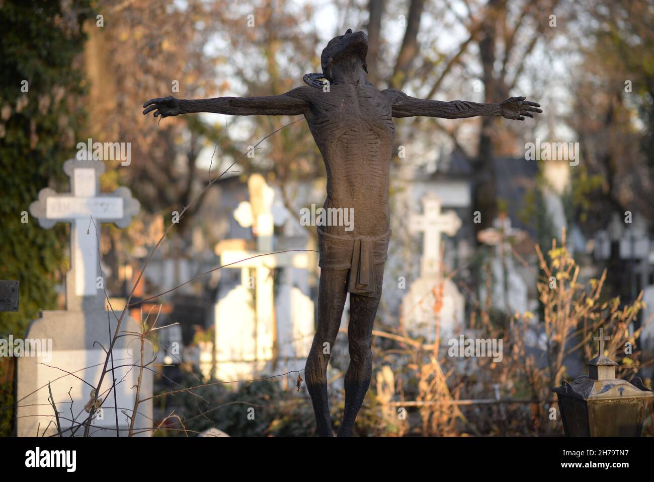 Statue de Jésus ressuscité Banque D'Images