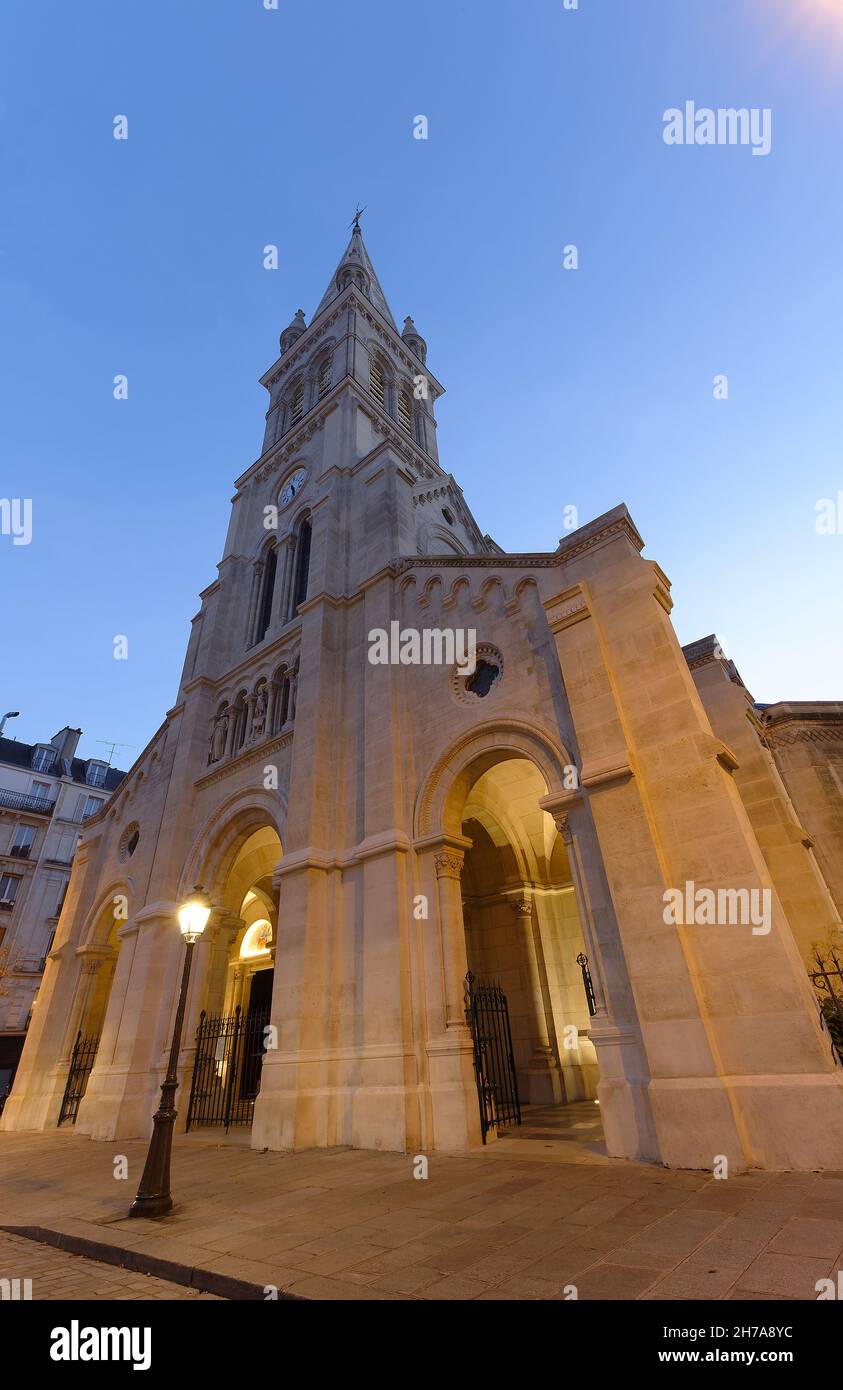 L'église Saint Joseph des Nations a été construite en 1867-74 dans un style romain .Paris.France Banque D'Images