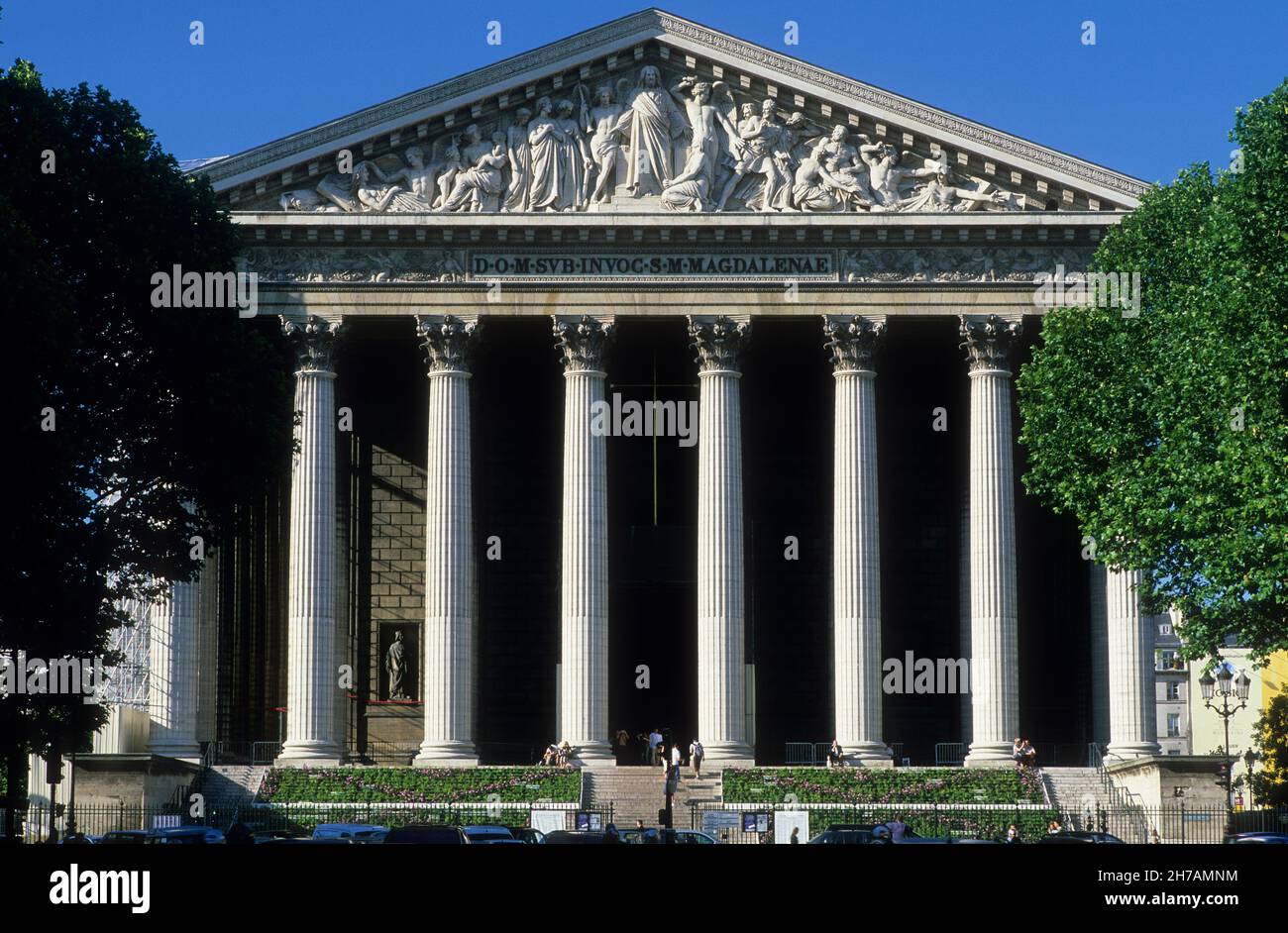 FRANCE.PARIS (75) 9E ARR.ÉGLISE DE LA MADELEINE Banque D'Images