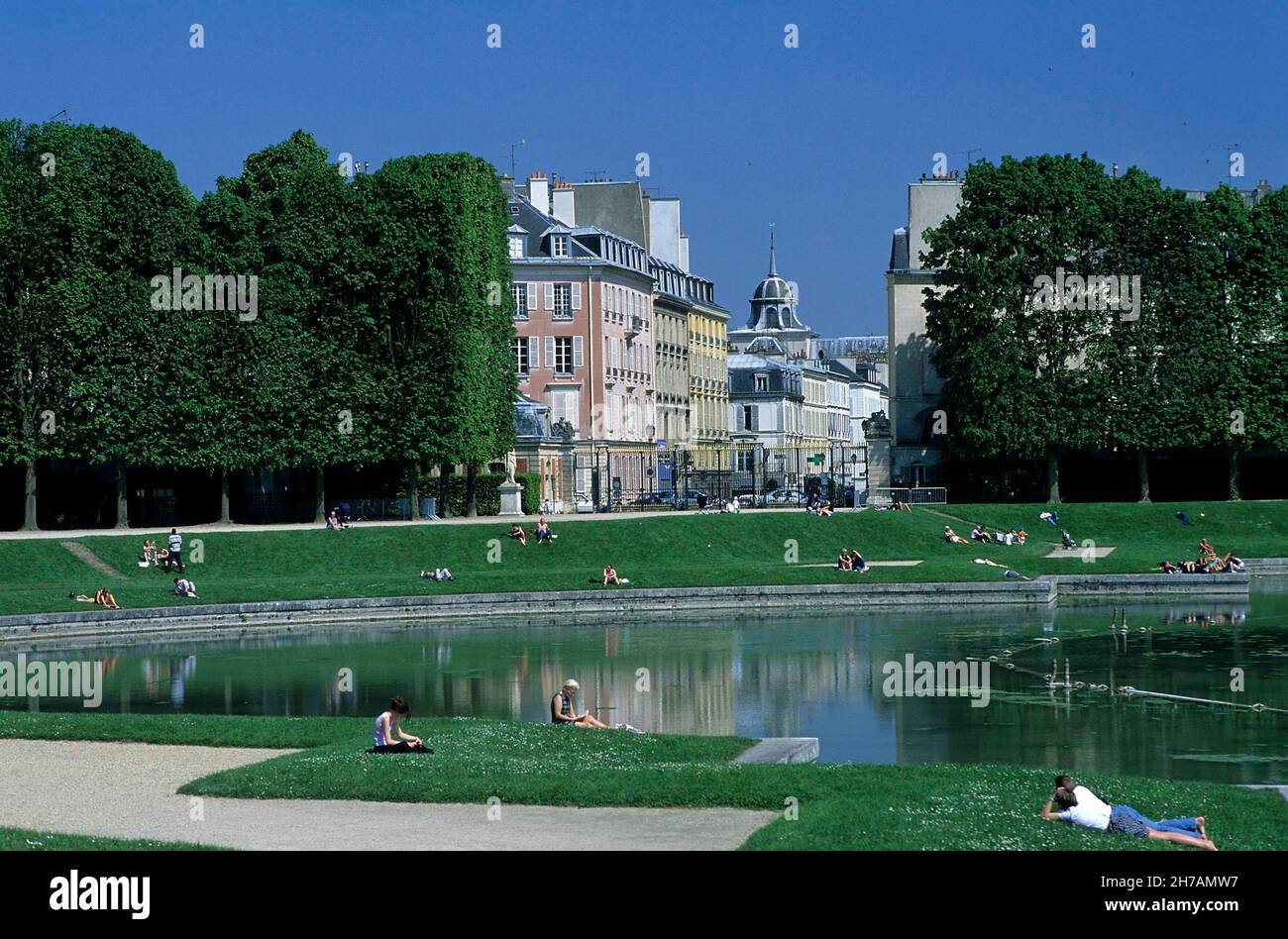 LE BASSIN DE NEPTUNE, VERSAILLES, YVELINES (78) Banque D'Images