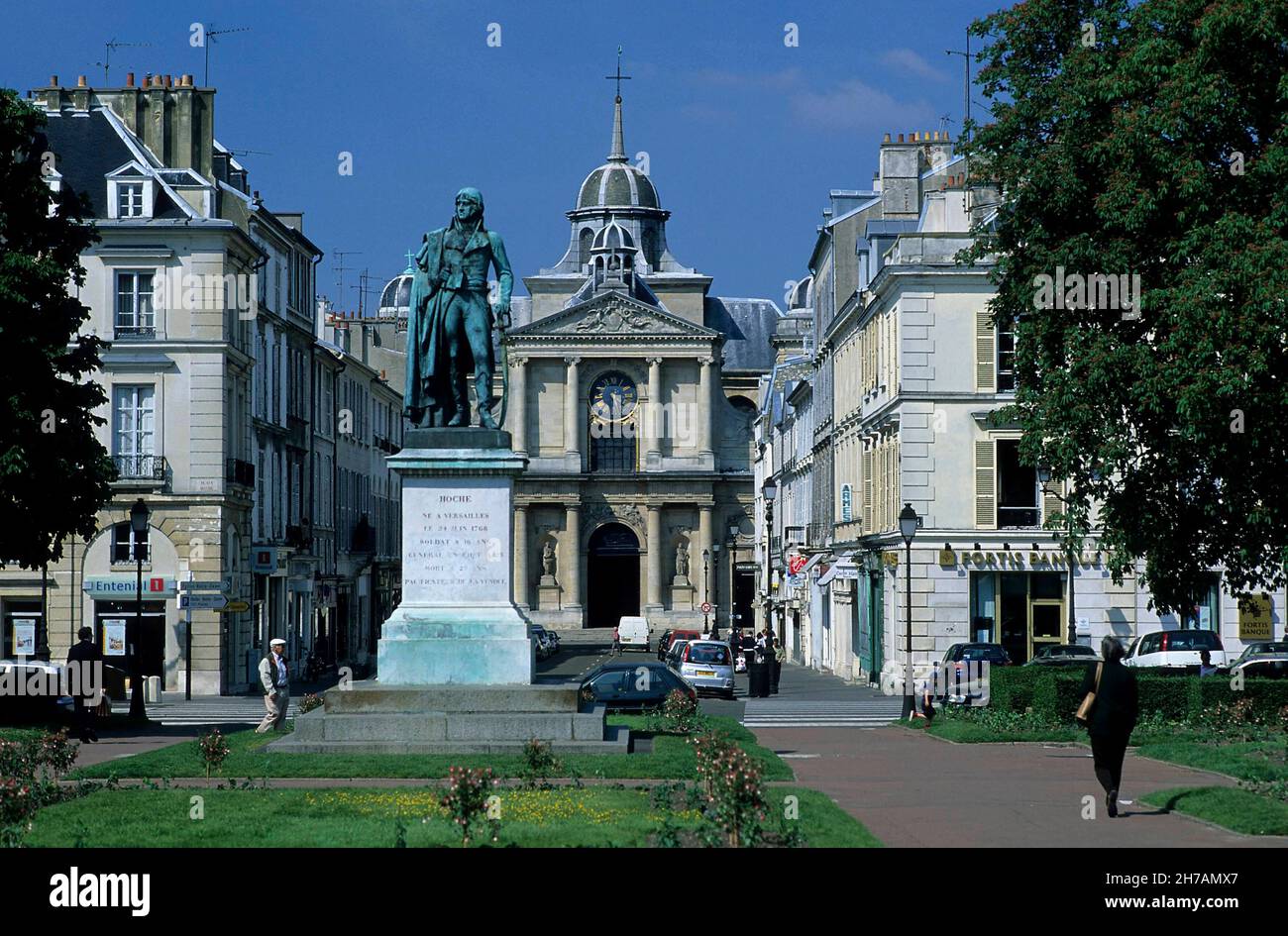 PLACE HOCHE ET NOTRE-DAME, VERSAILLES, YVELINES (78). Banque D'Images