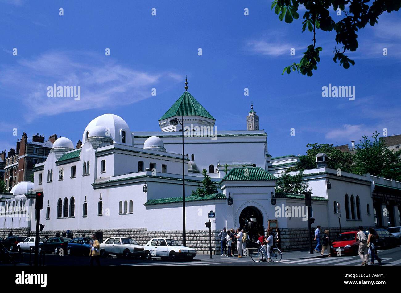 FRANCE.PARIS (75) 5E AR.LA GRANDE MOSQUÉE DE PARIS, QUARTIER LATIN Banque D'Images