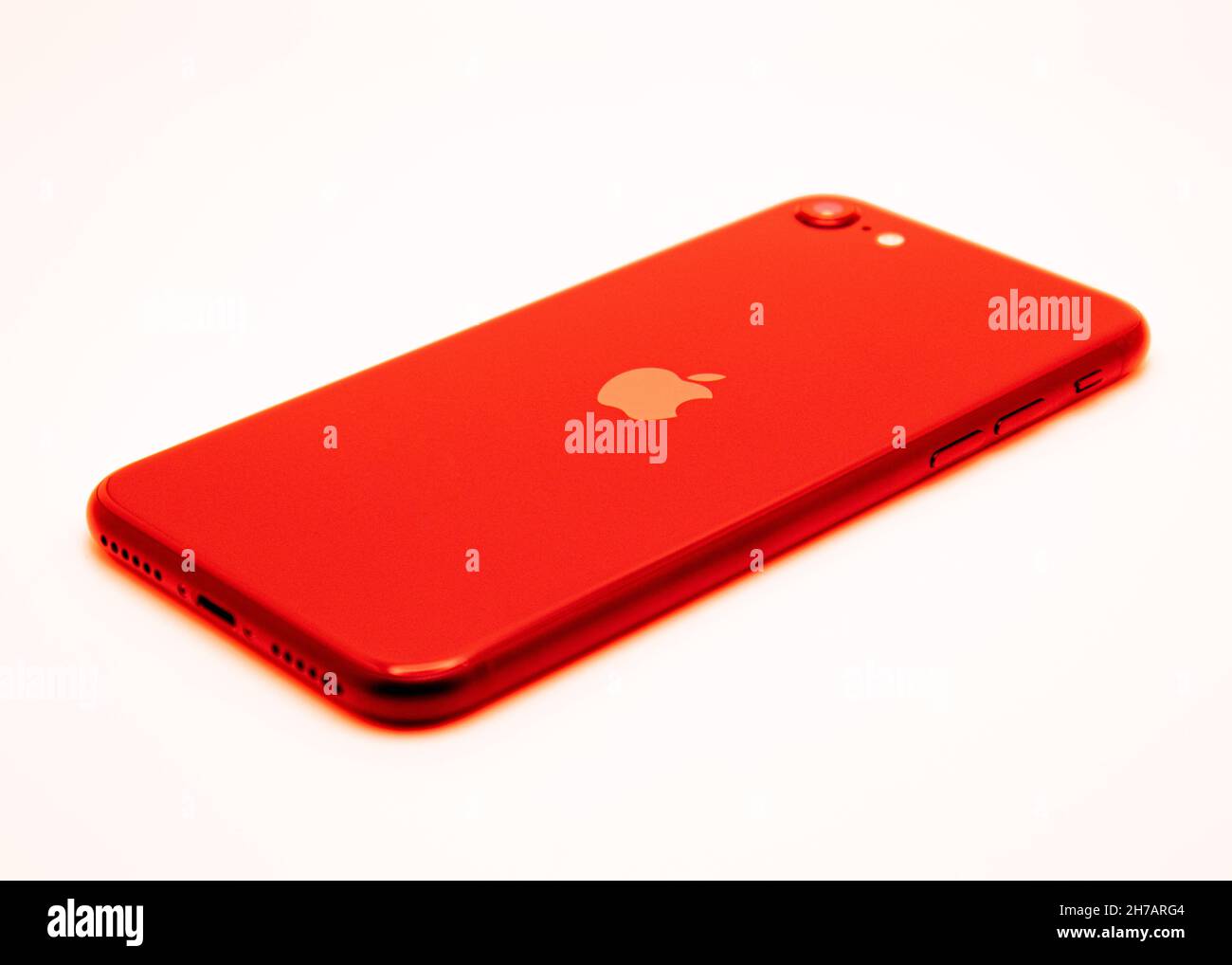 IPhone - couleur iphone se rouge Banque D'Images