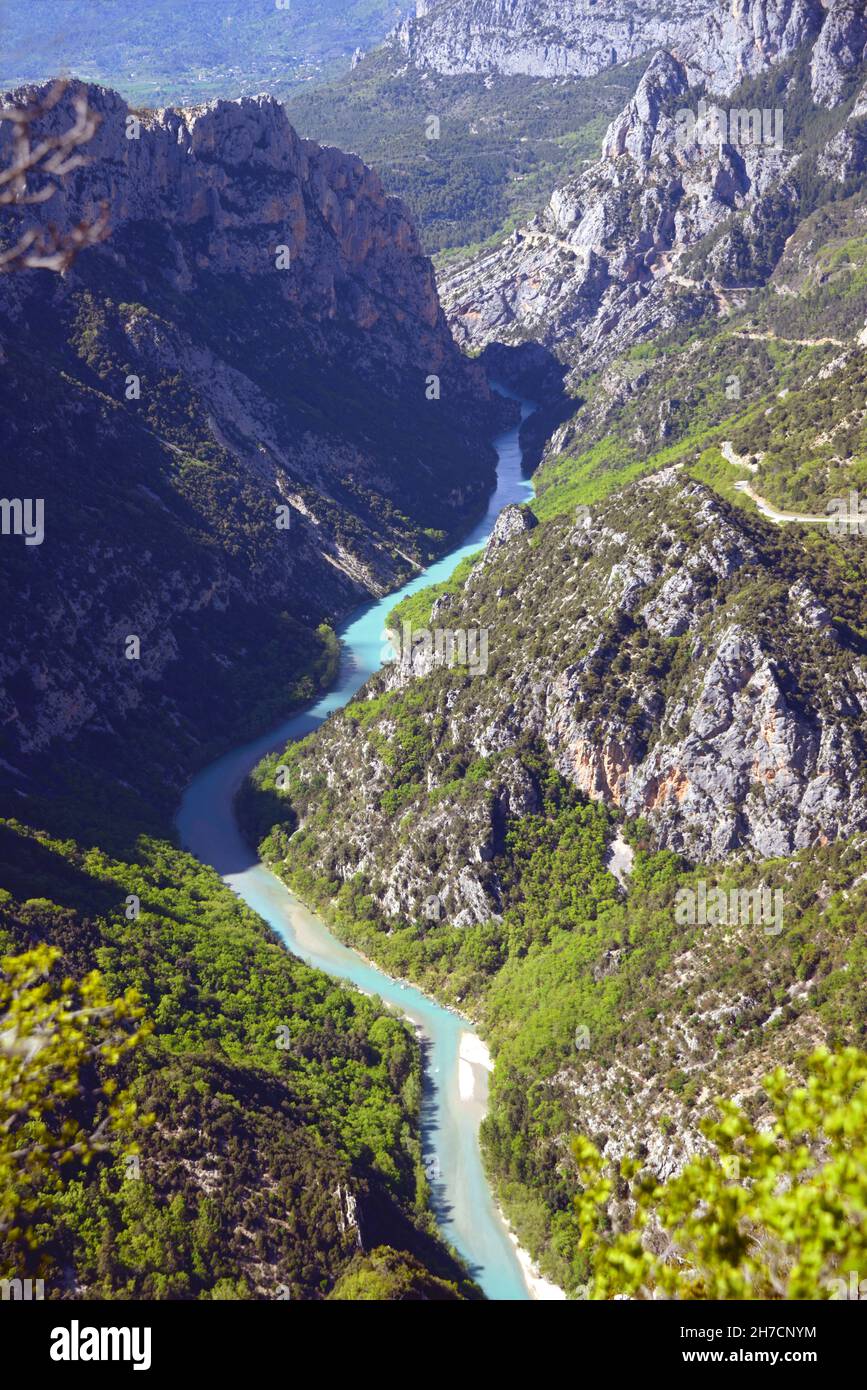 Grand canyon du Verdon, France, Var, Parc naturel régional du Verdon, Trignace Banque D'Images