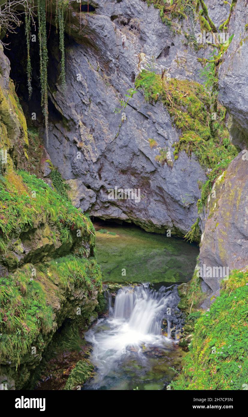 Canyon du Vouivre, France, Jura, Saint Claude Banque D'Images