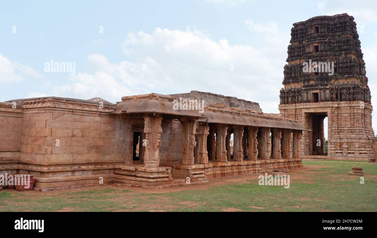 Ancien temple, Gandikota, Kurnool, Andhra Pradesh, Inde Banque D'Images