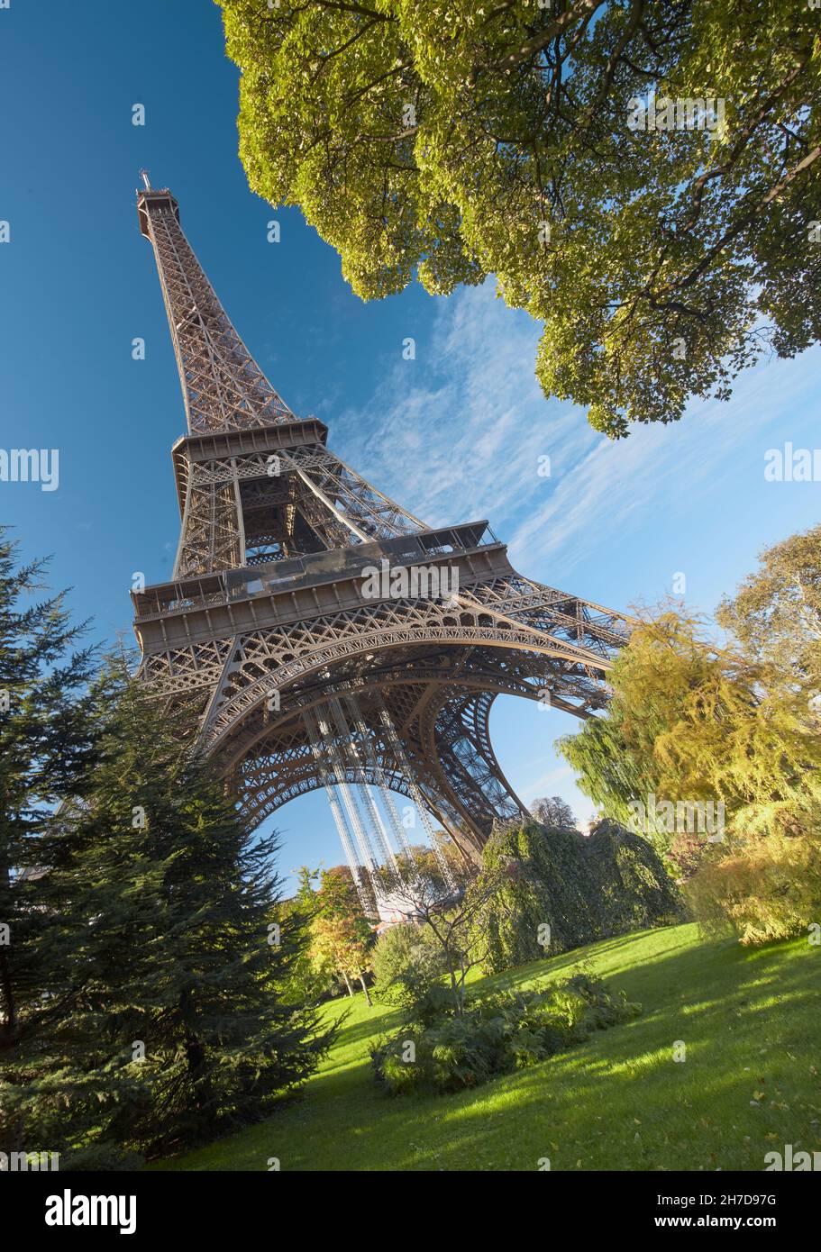 La tour Eiffel, Paris Banque D'Images