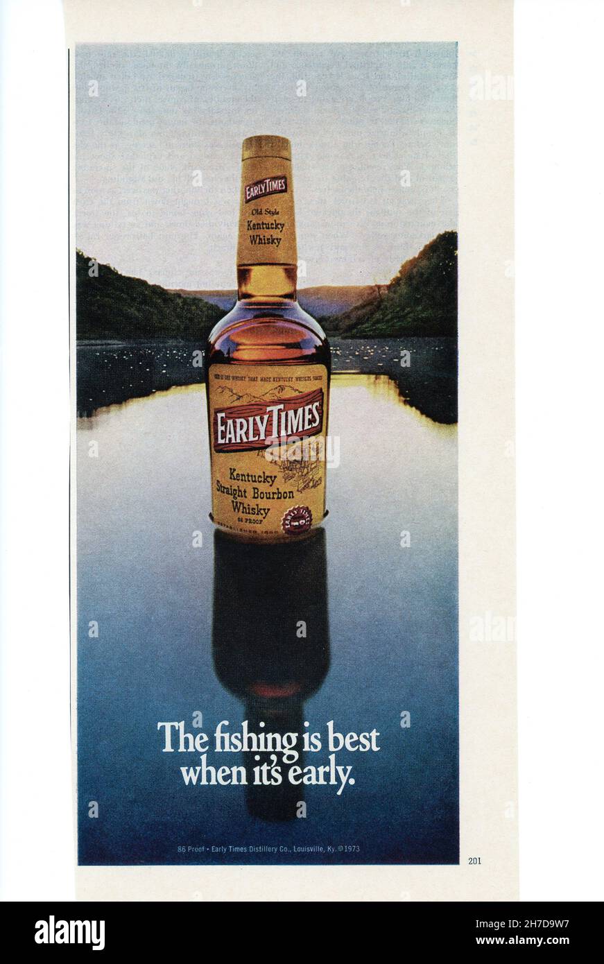 Juillet 1973 'Playboy' magazine publicité, Etats-Unis Banque D'Images