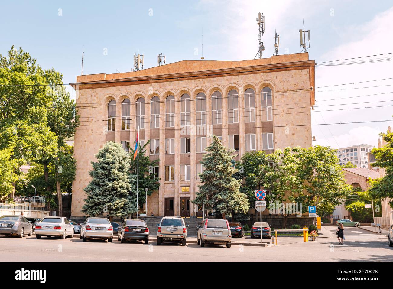 25 mai 2021, Erevan, Arménie : la construction de la Cour constitutionnelle à Erevan Banque D'Images