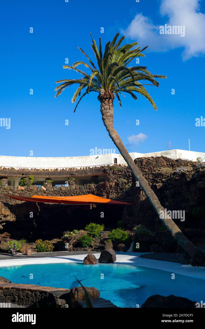 Jameos del Agua par César Manrique (Lanzarote/Espagne) Banque D'Images