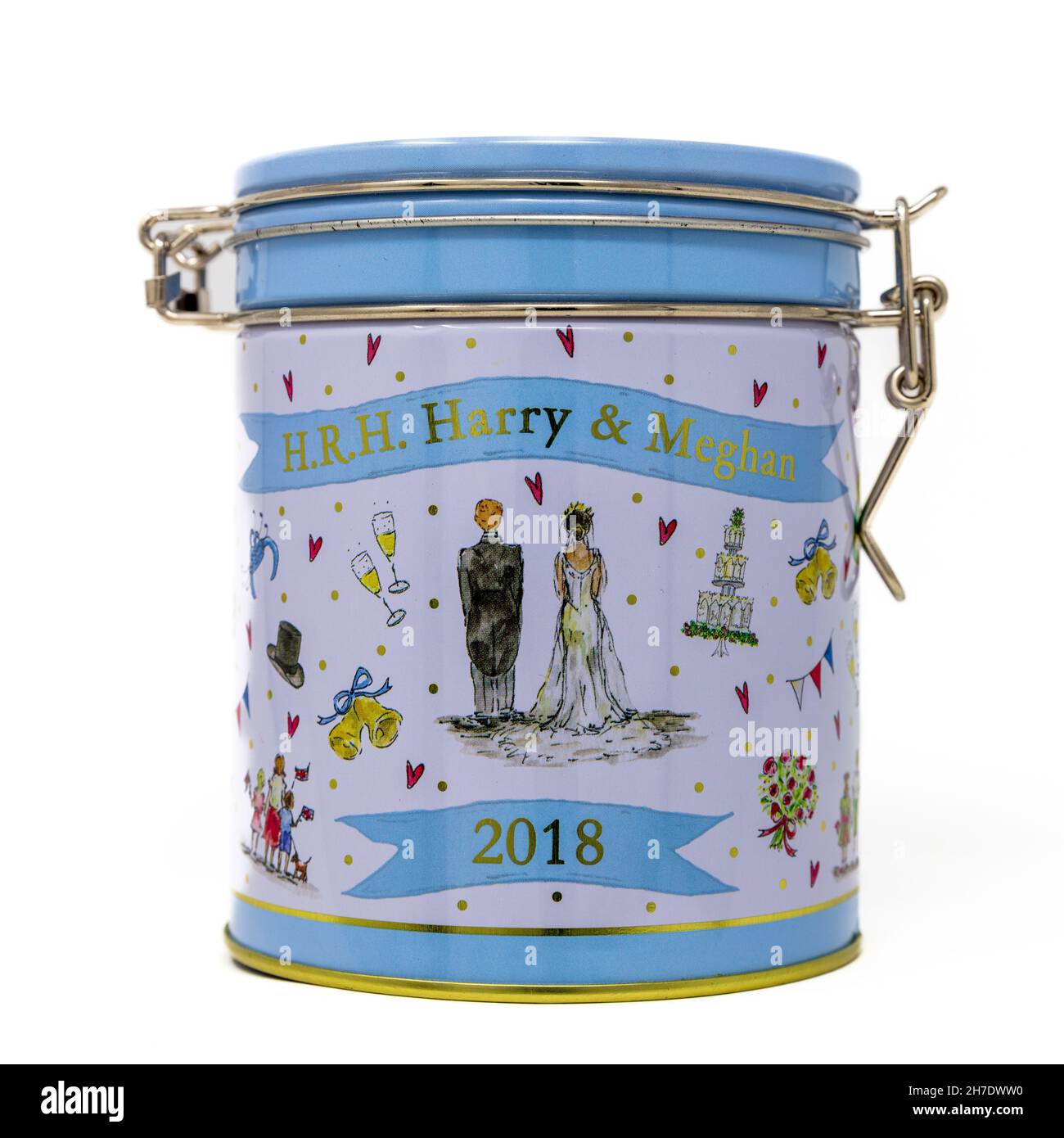 Milly Green 2018 Royal Wedding thé de l'après-midi boîte Banque D'Images