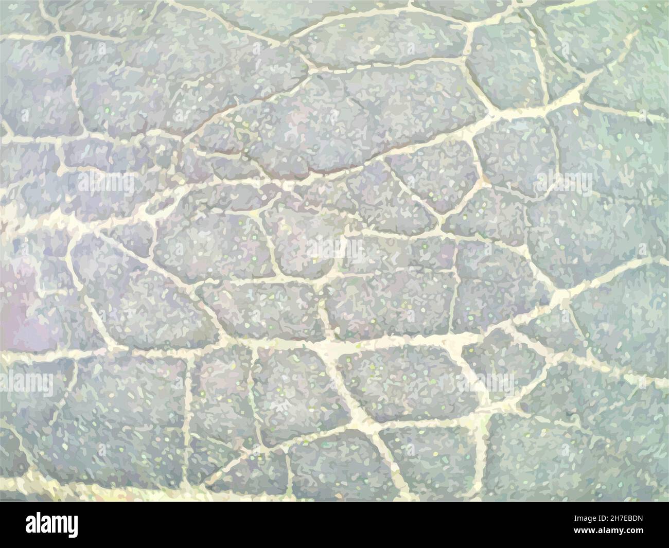 Texture de l'asphalte fissuré dans une tonalité grise pour les fonds ou le papier peint.Trottoir avec des fissures pour les textures, les imprimés et les affiches, le camouflage, les textiles Banque D'Images