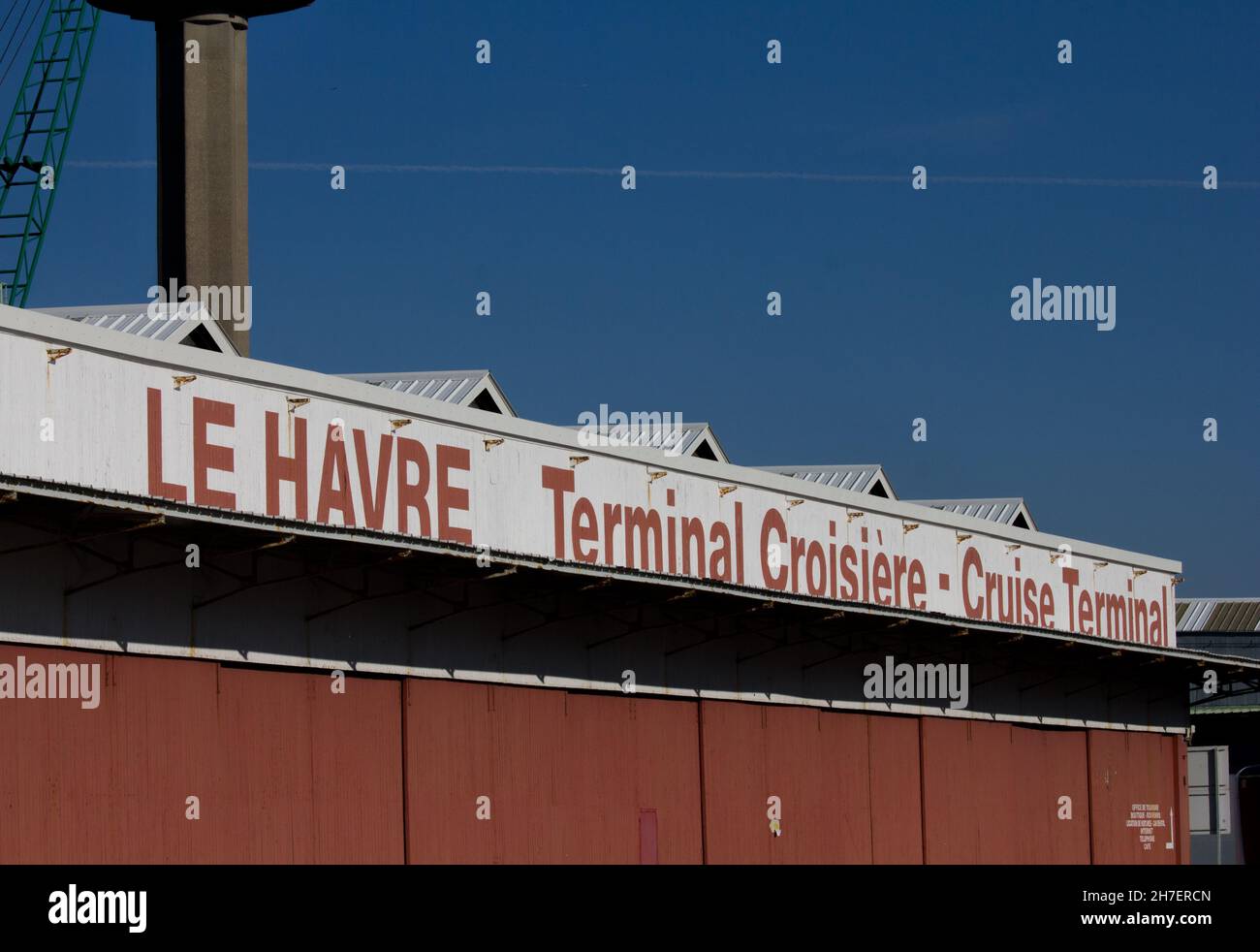 Terminal de croisière du Havre. Terminal croisière Banque D'Images