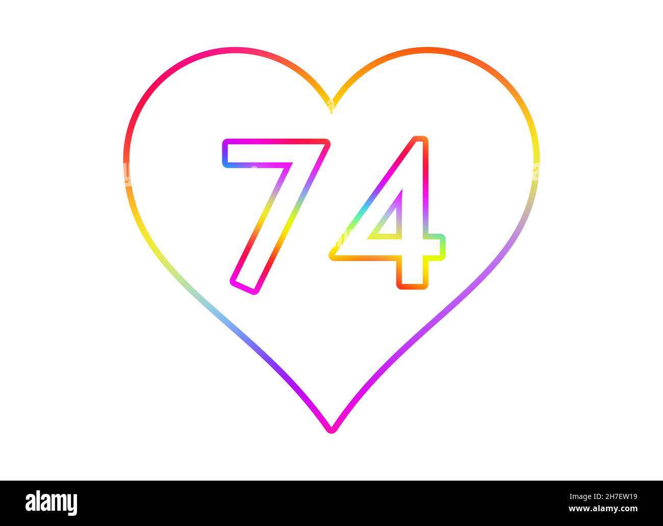 numero-74-dans-un-coeur-blanc-avec-un-contour-de-couleur-arc-en-ciel-2h7ew19.jpg