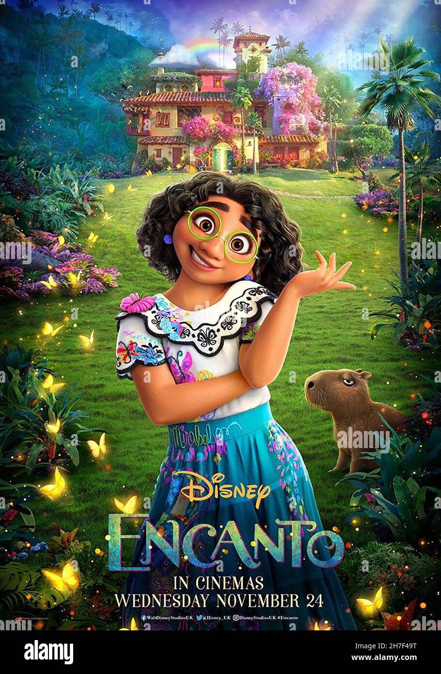 ENCANTO, affiche de caractère britannique, Mirabel Madrigal (voix Stephanie Beatriz), 2021