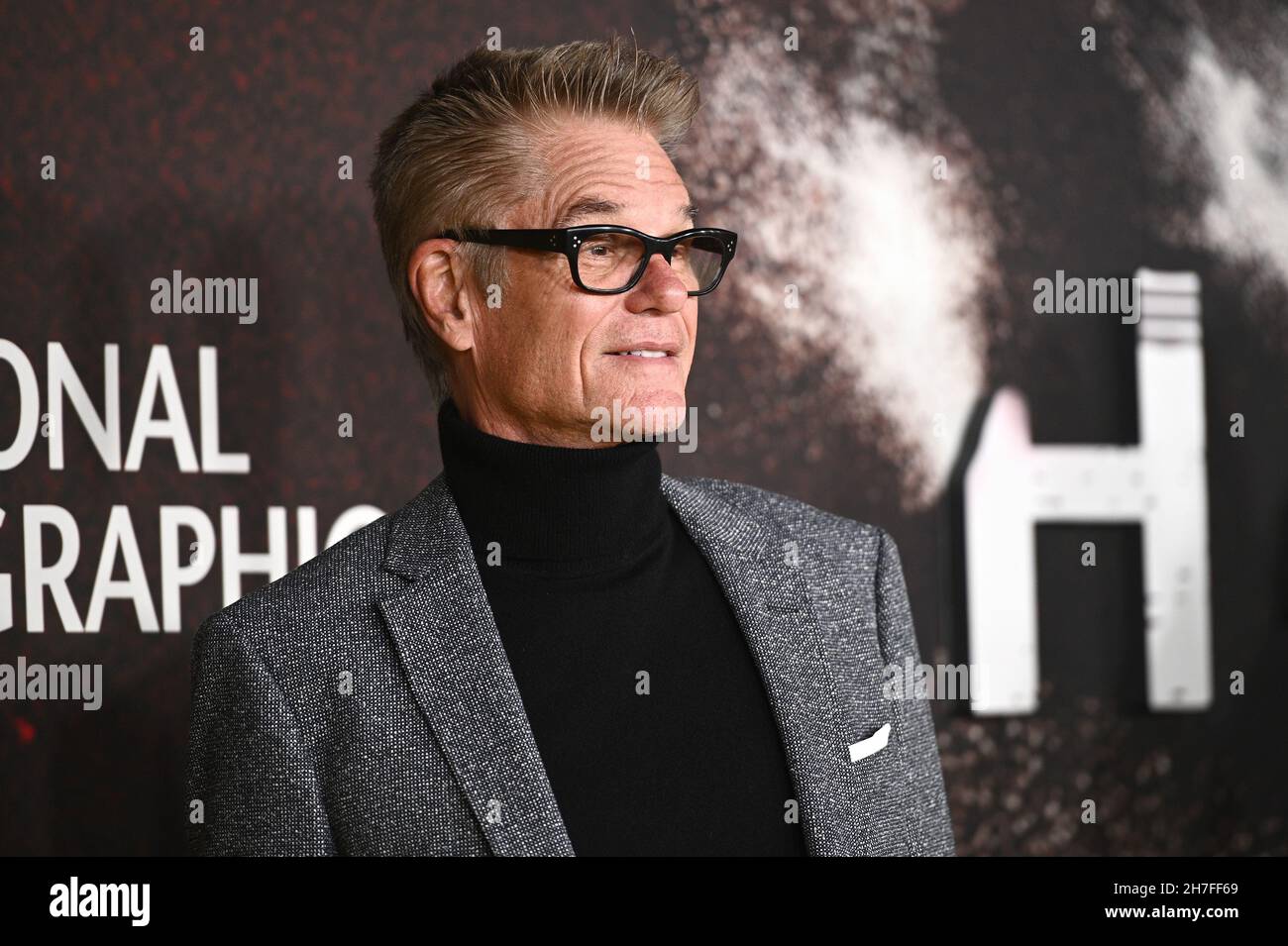 New York, États-Unis.22 novembre 2021.Harry Hamlin participe à la première projection du film « The Hot zone: Anthrax » de National Geographic à Jazz au Lincoln Center de New York, NY, le 22 novembre 2021.(Photo par Anthony Behar/Sipa USA) crédit: SIPA USA/Alay Live News Banque D'Images