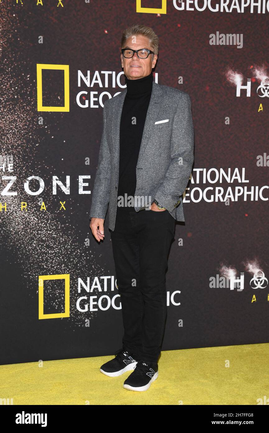 New York, États-Unis.22 novembre 2021.Harry Hamlin participe à la première projection du film « The Hot zone: Anthrax » de National Geographic à Jazz au Lincoln Center de New York, NY, le 22 novembre 2021.(Photo par Anthony Behar/Sipa USA) crédit: SIPA USA/Alay Live News Banque D'Images