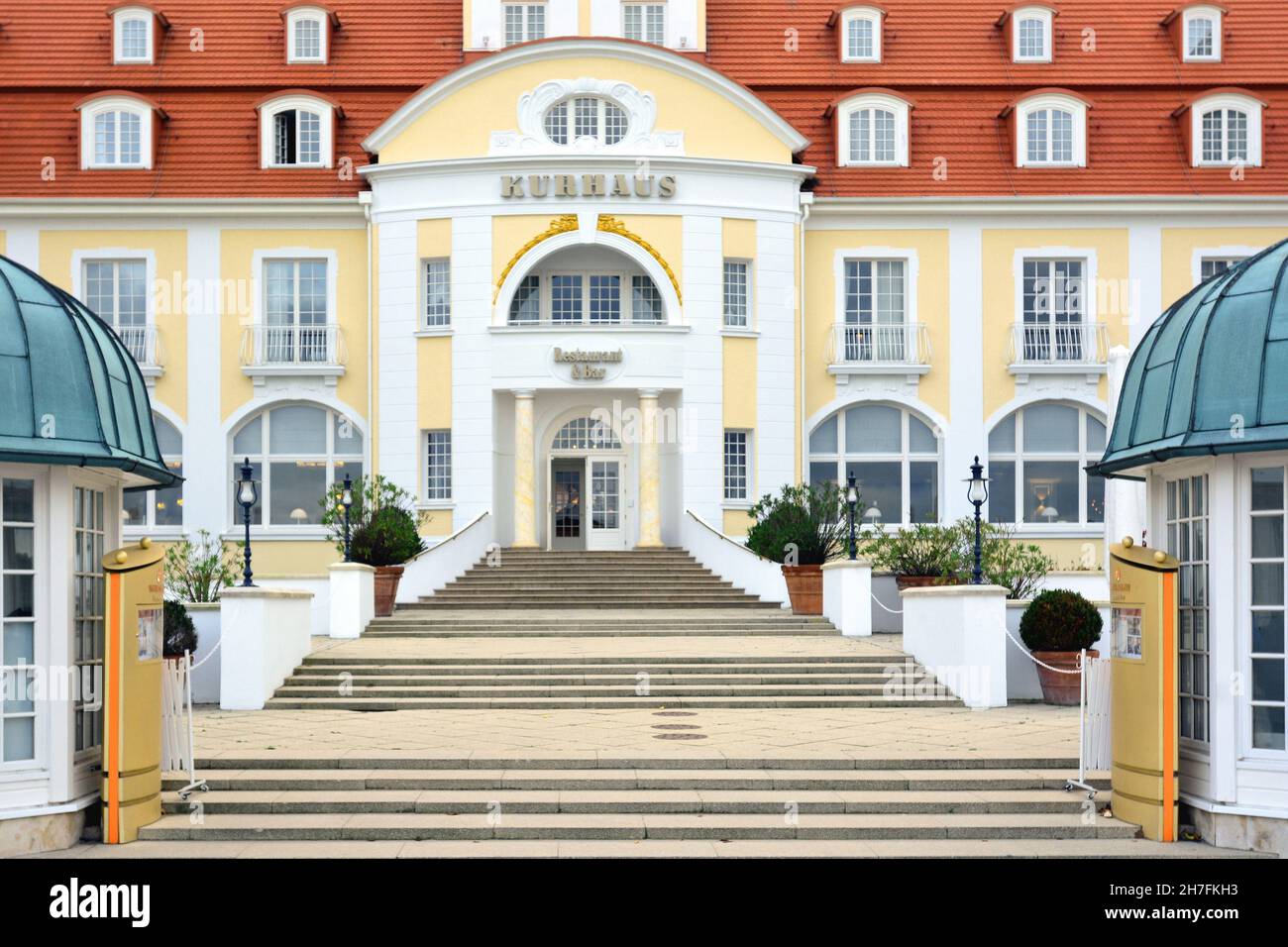 ALLEMAGNE.MECKLEMBOURG-POMÉRANIE-OCCIDENTALE.ÎLE RUGEN.CASINO DE BINZ. Banque D'Images